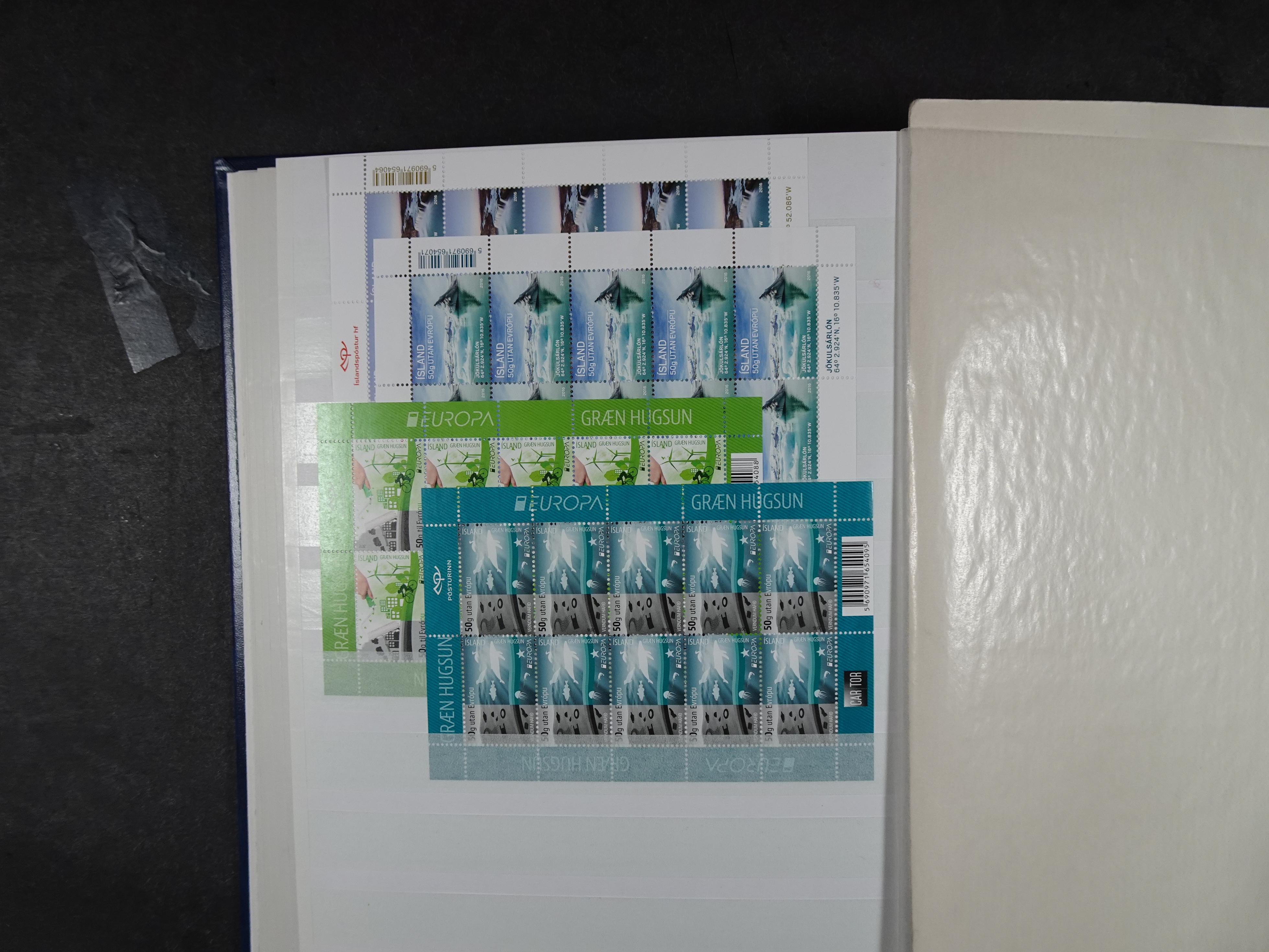 Kleinbogen t/m 2018, zeer hoge cat waarde. 77