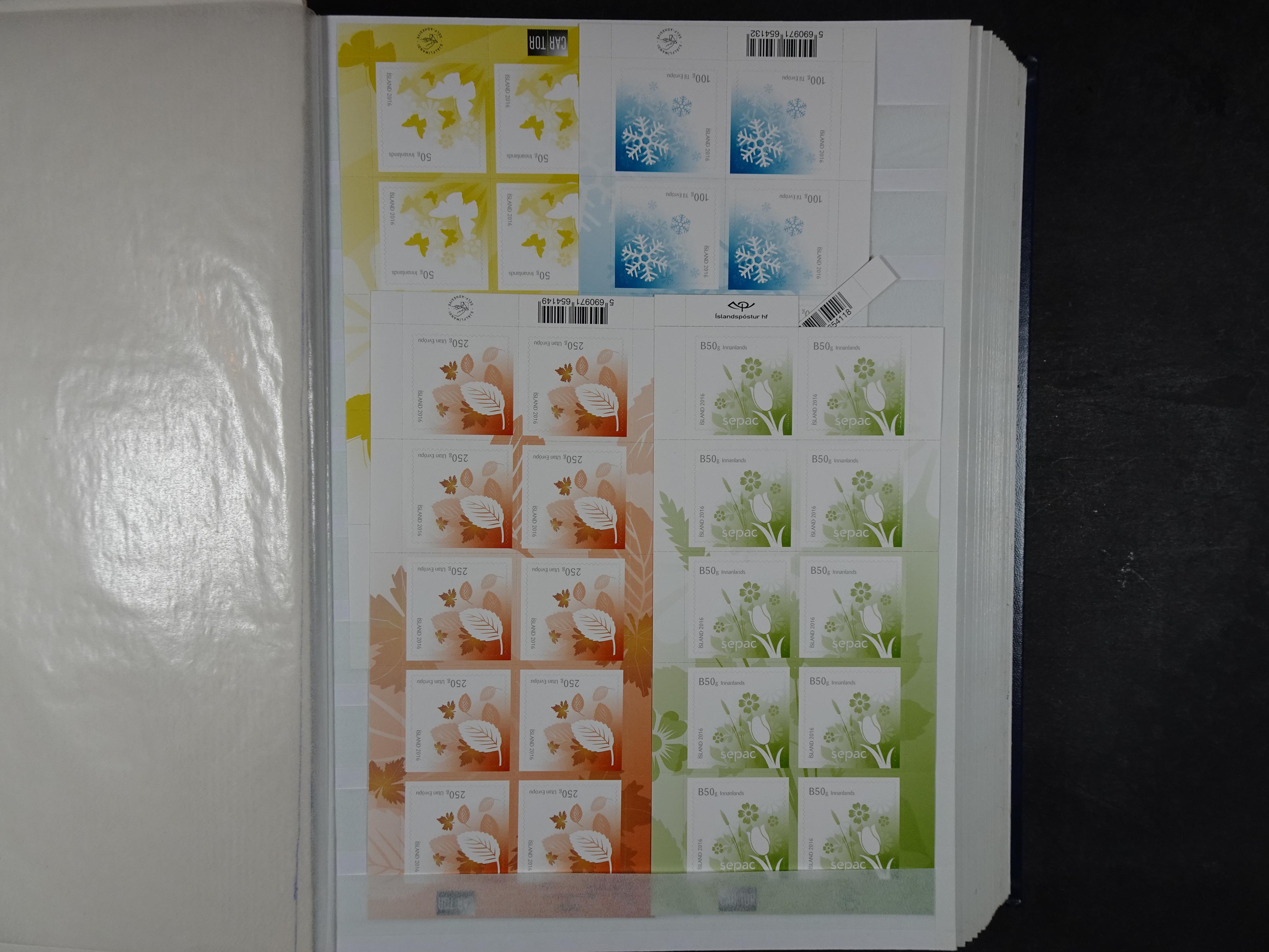 Kleinbogen t/m 2018, zeer hoge cat waarde. 78