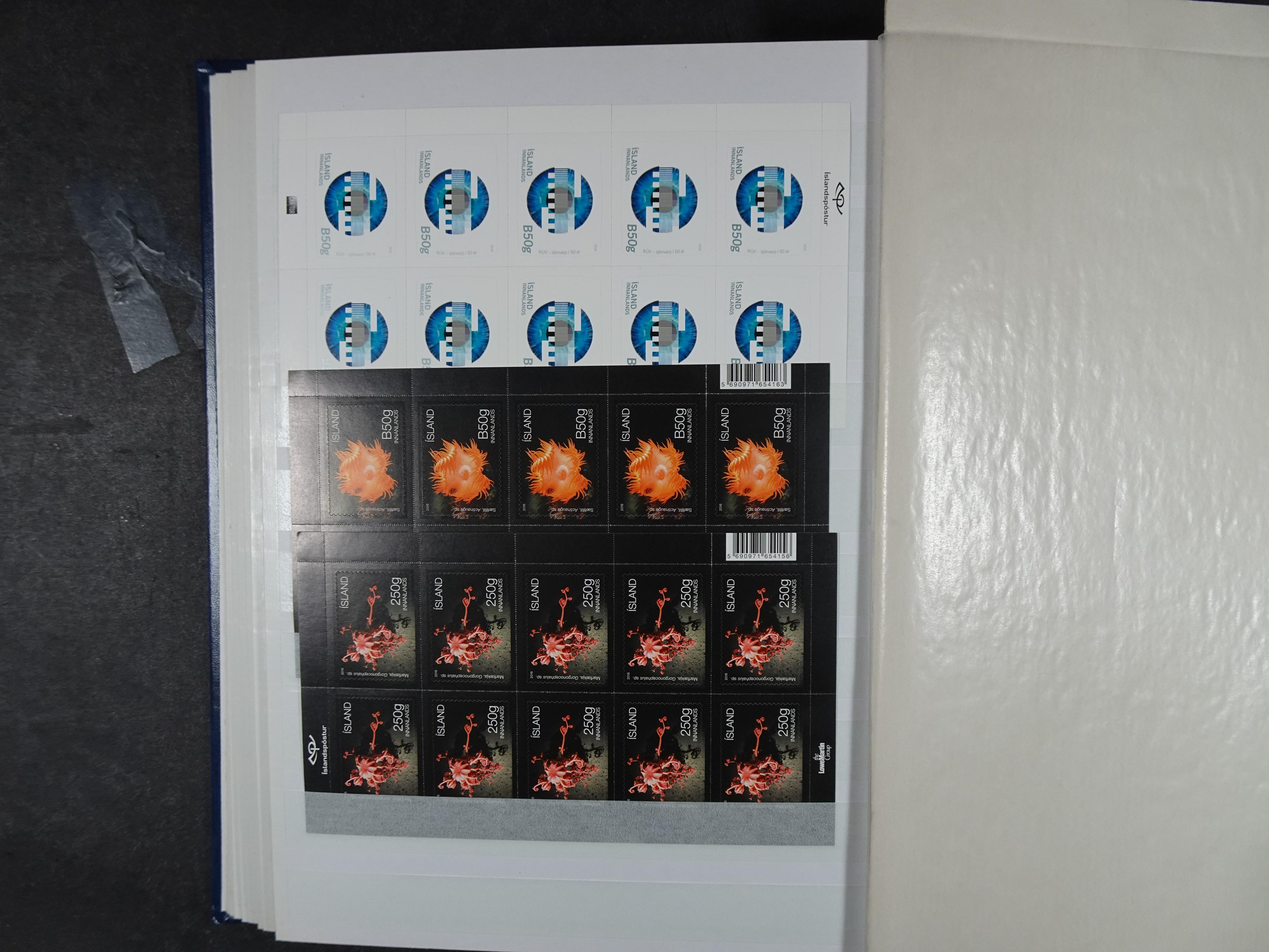 Kleinbogen t/m 2018, zeer hoge cat waarde. 79