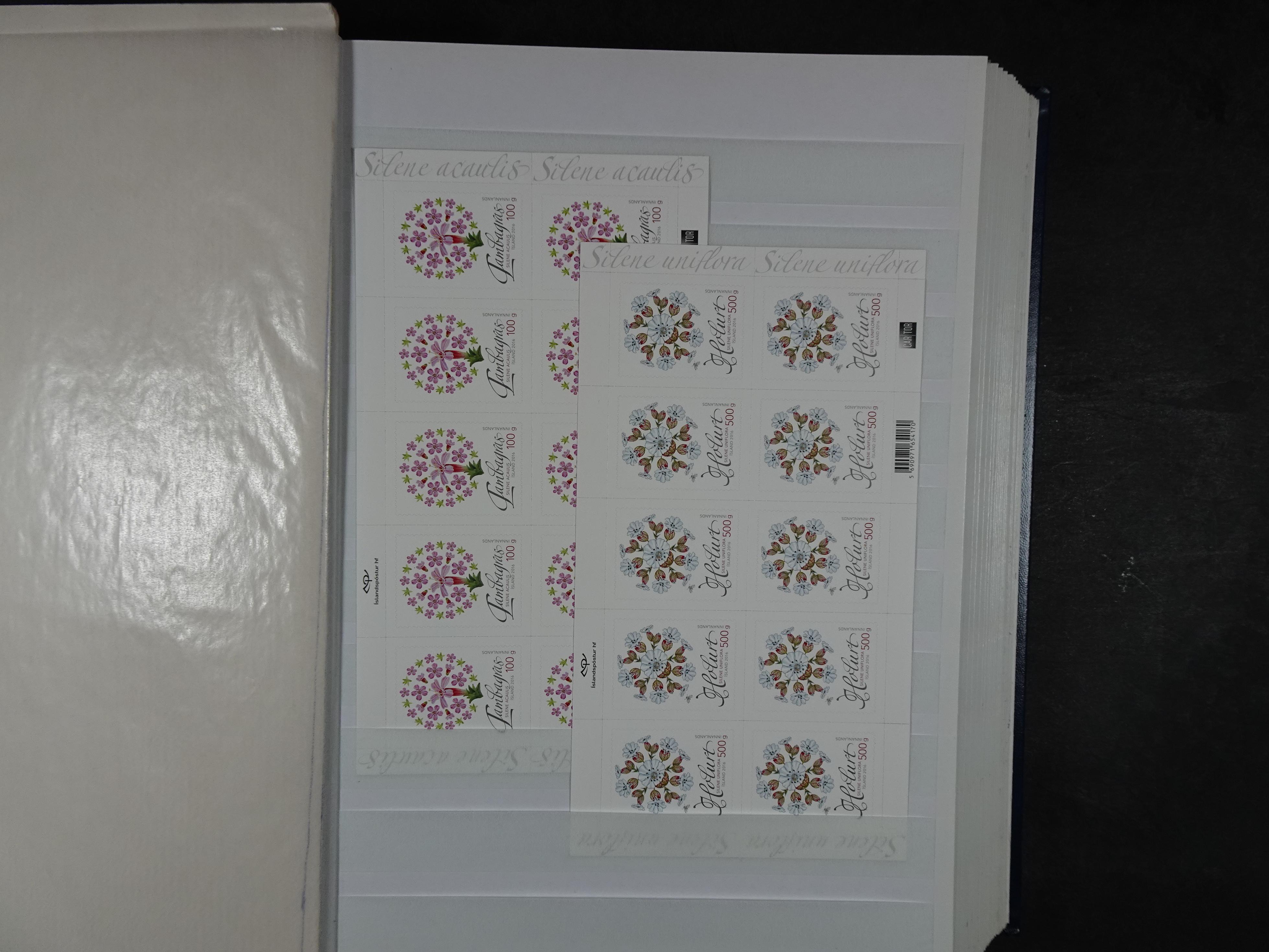 Kleinbogen t/m 2018, zeer hoge cat waarde. 80