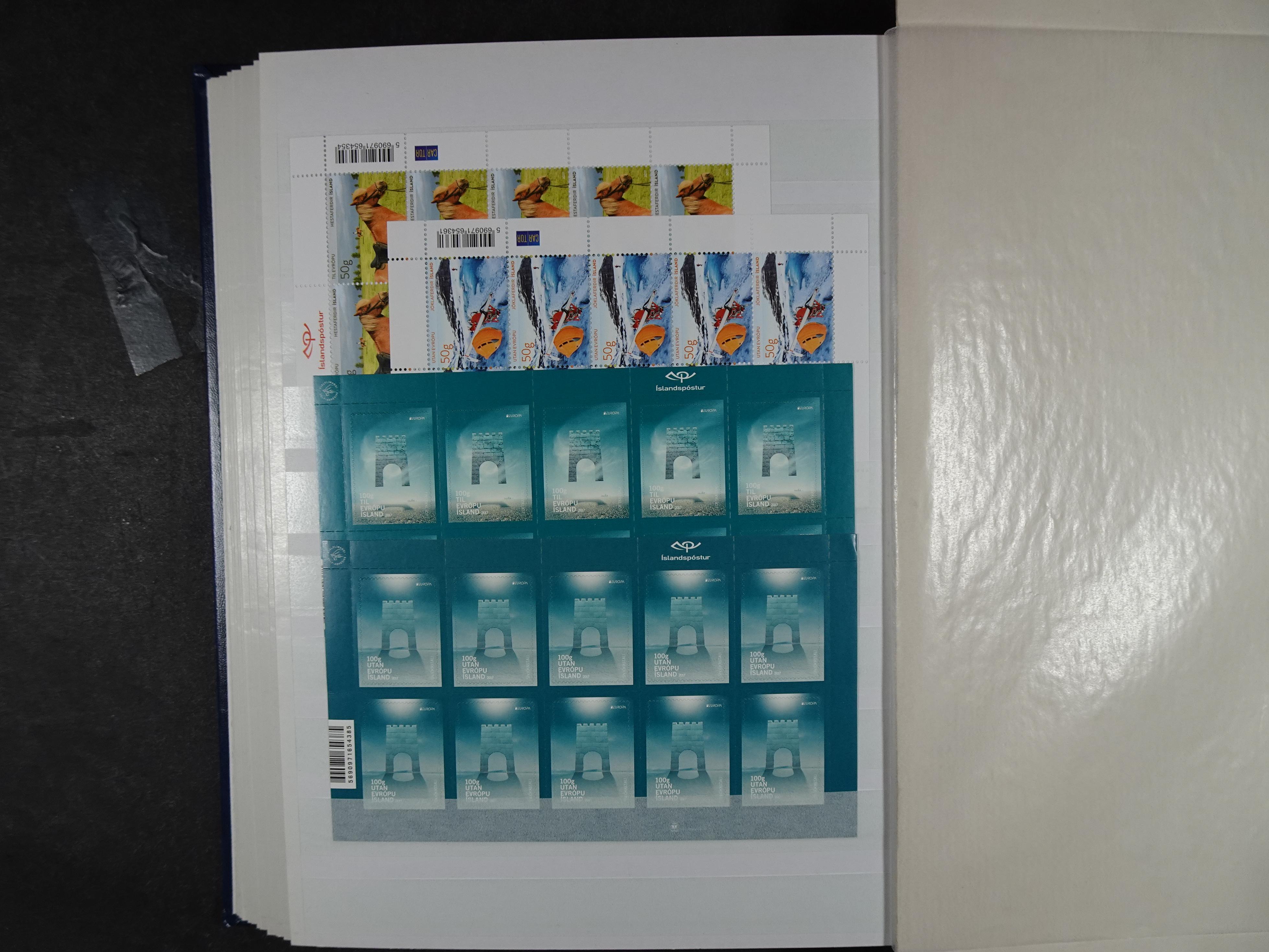 Kleinbogen t/m 2018, zeer hoge cat waarde. 85