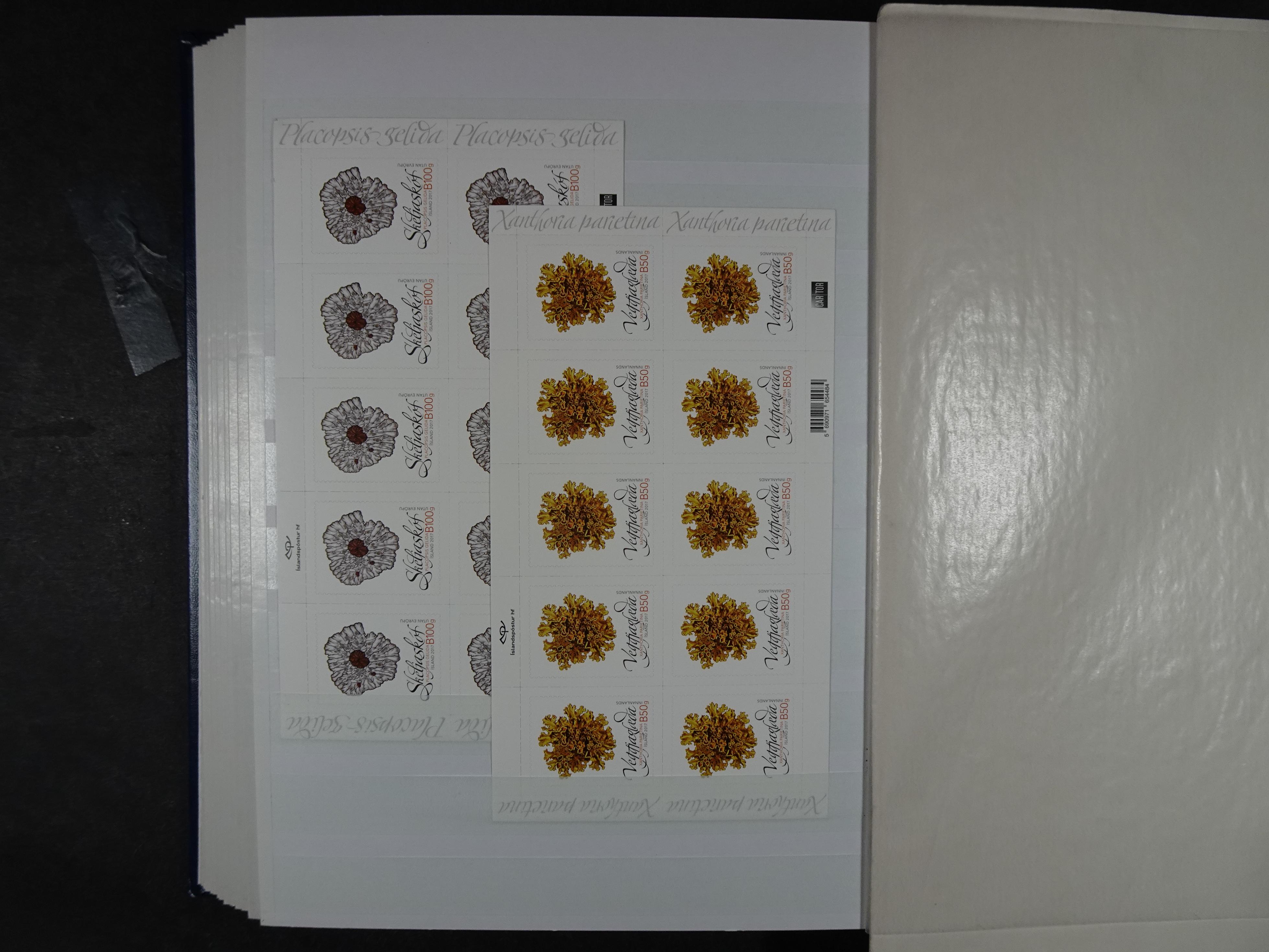 Kleinbogen t/m 2018, zeer hoge cat waarde. 89