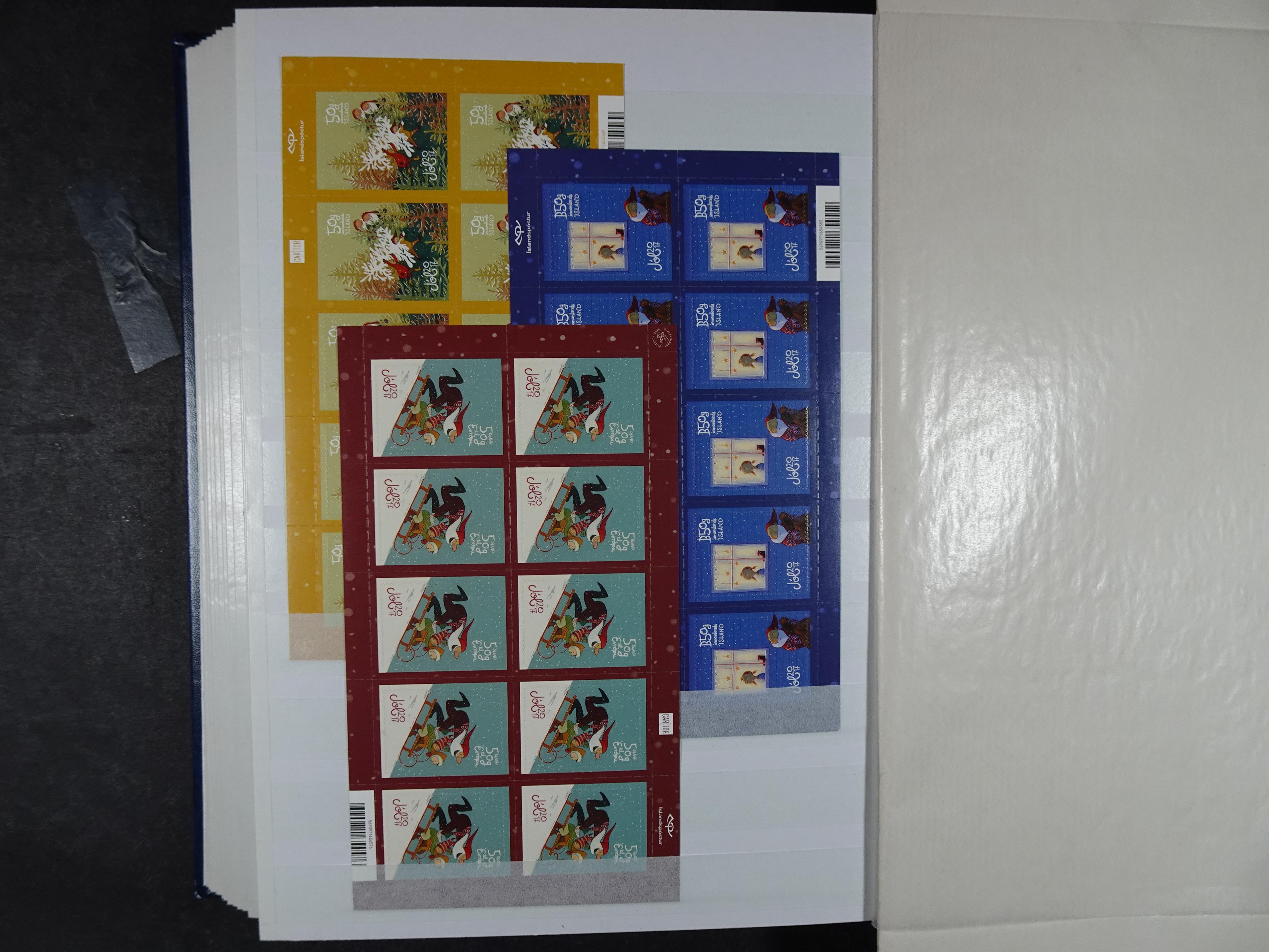 Kleinbogen t/m 2018, zeer hoge cat waarde. 91