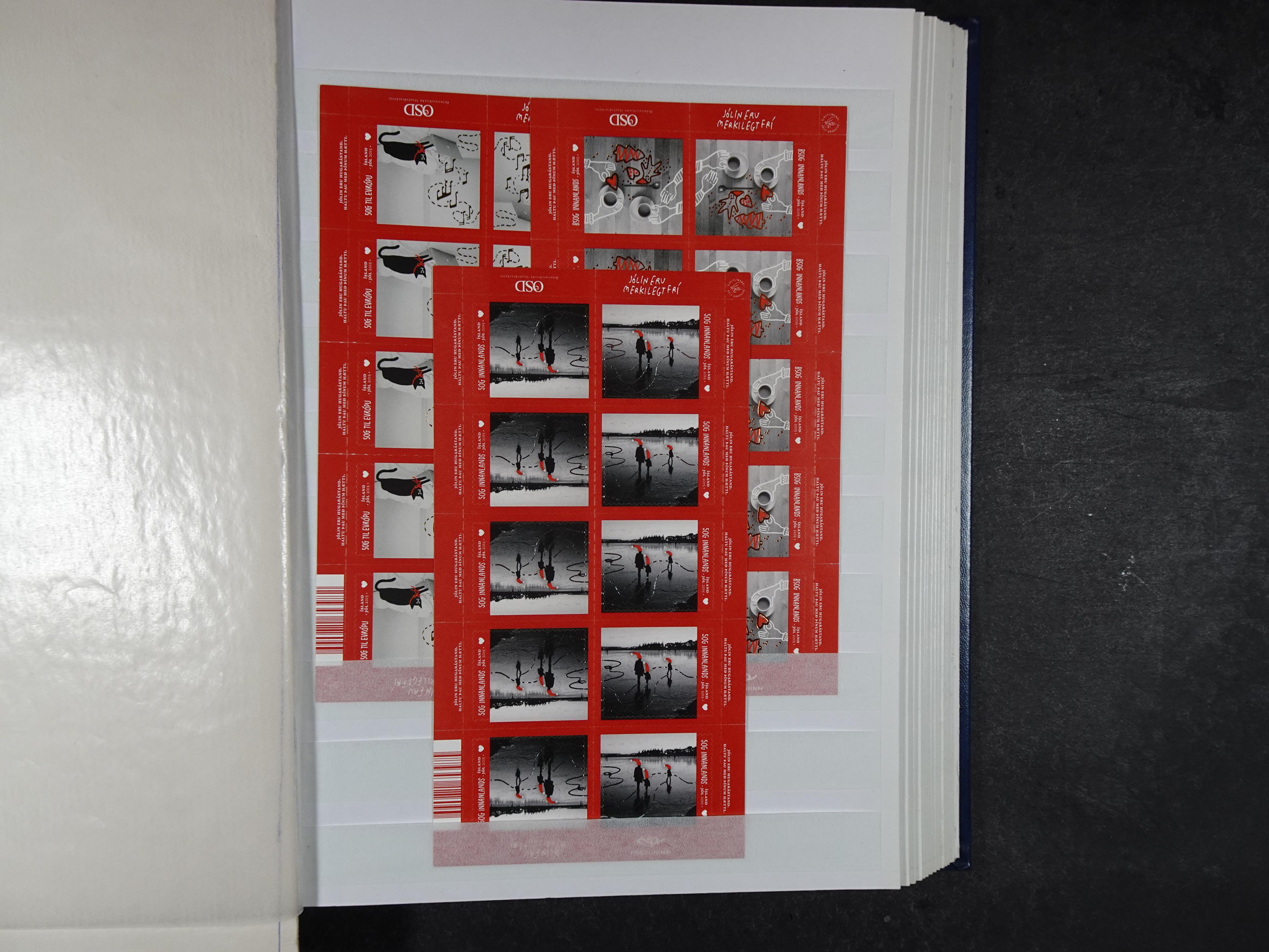 Kleinbogen t/m 2018, zeer hoge cat waarde. 94