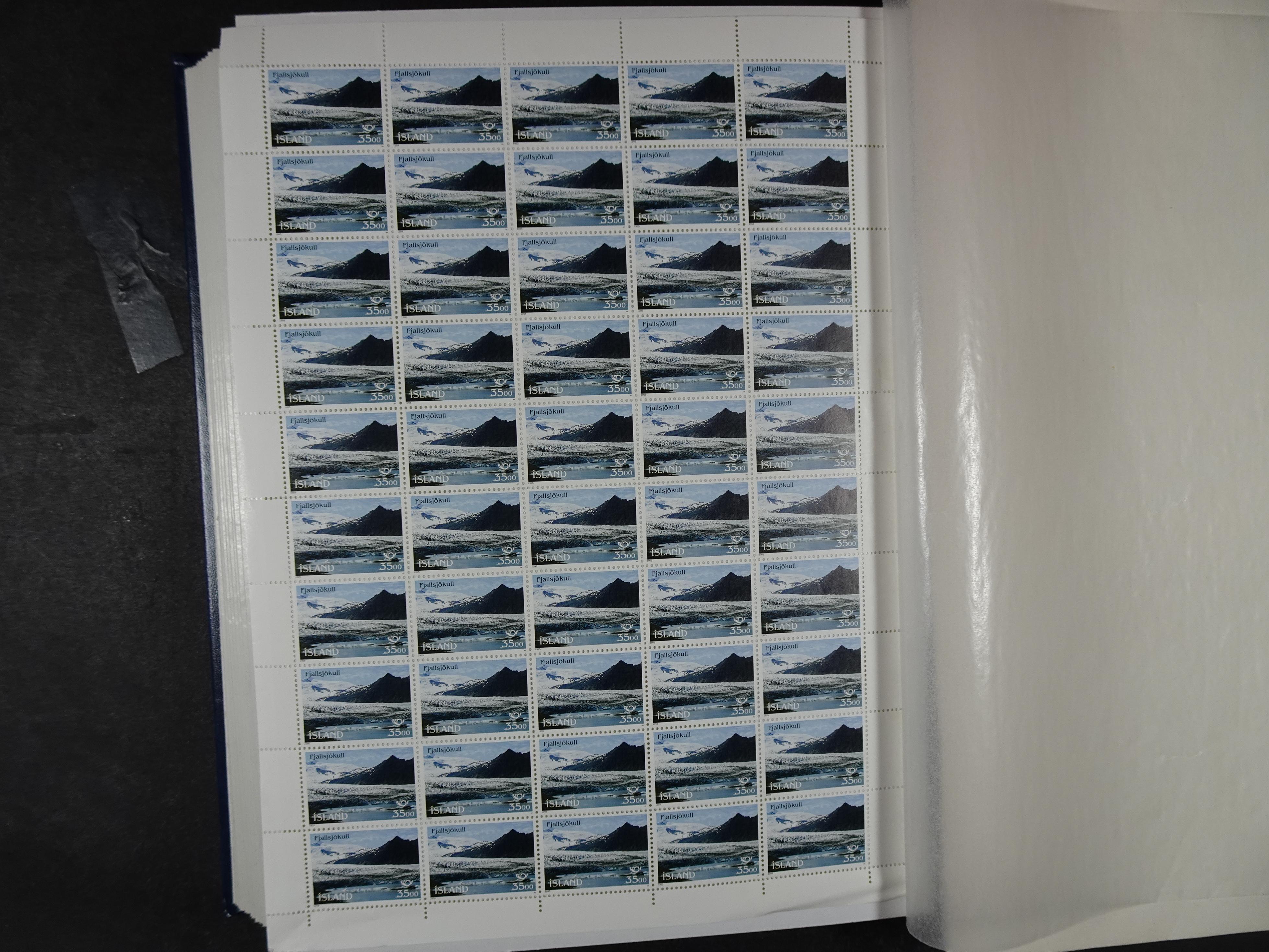 Kleinbogen t/m 2018, zeer hoge cat waarde. 95