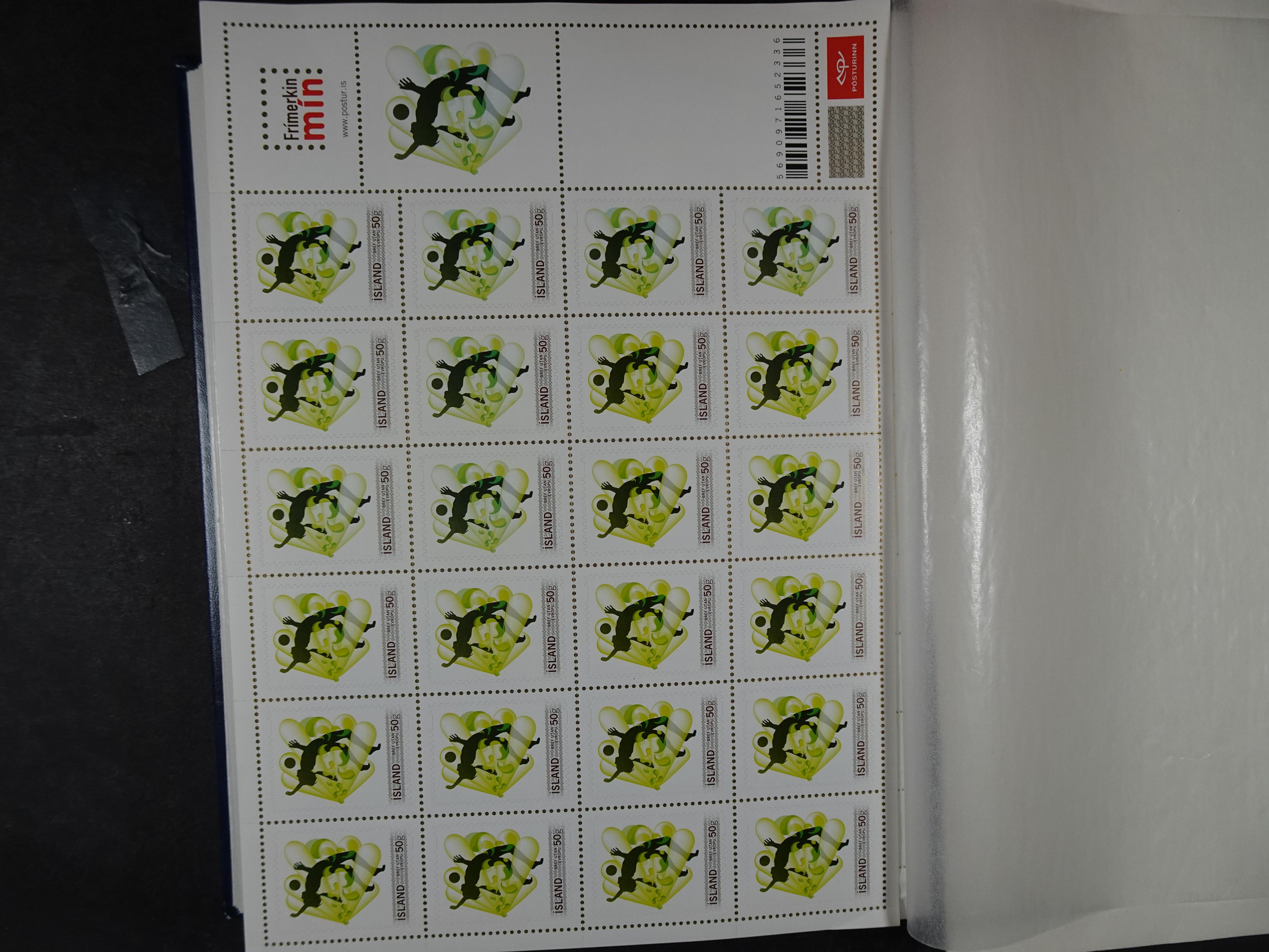 Kleinbogen t/m 2018, zeer hoge cat waarde. 96