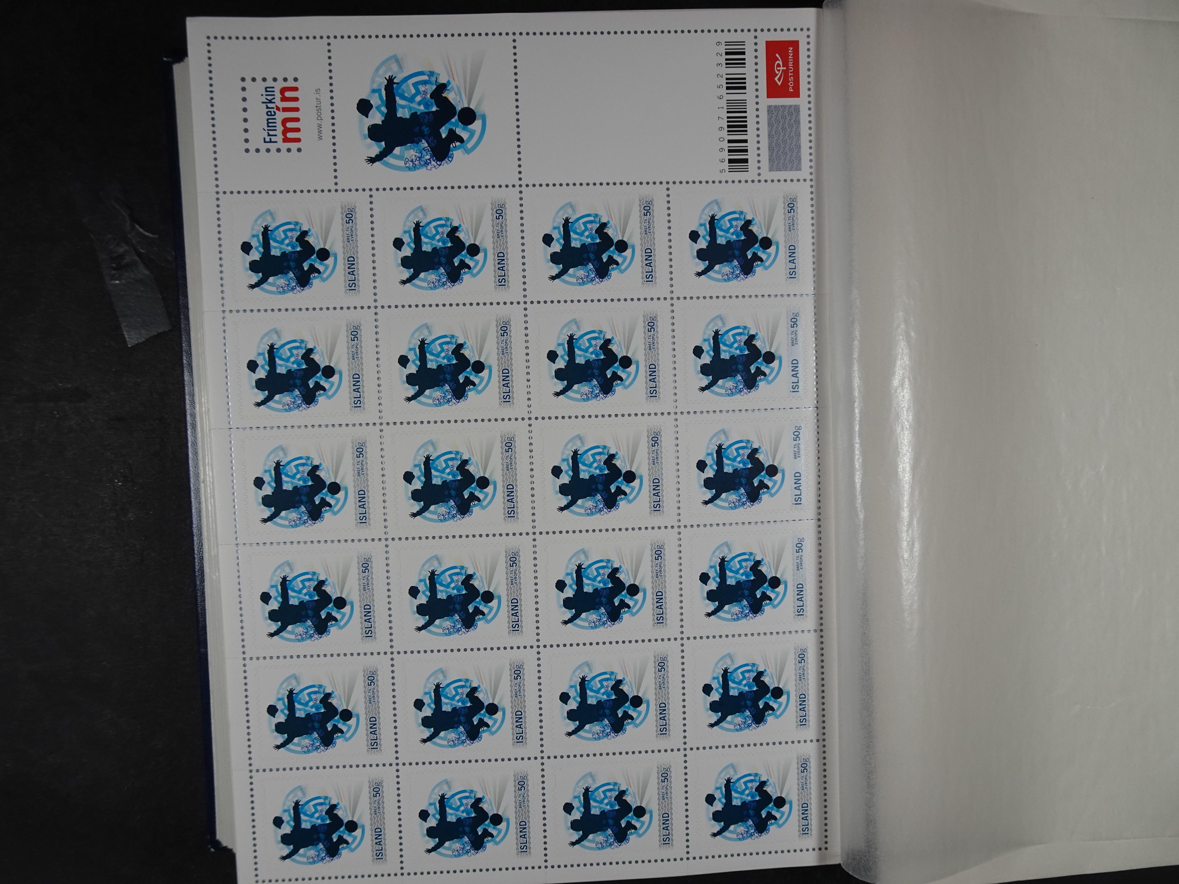 Kleinbogen t/m 2018, zeer hoge cat waarde. 97