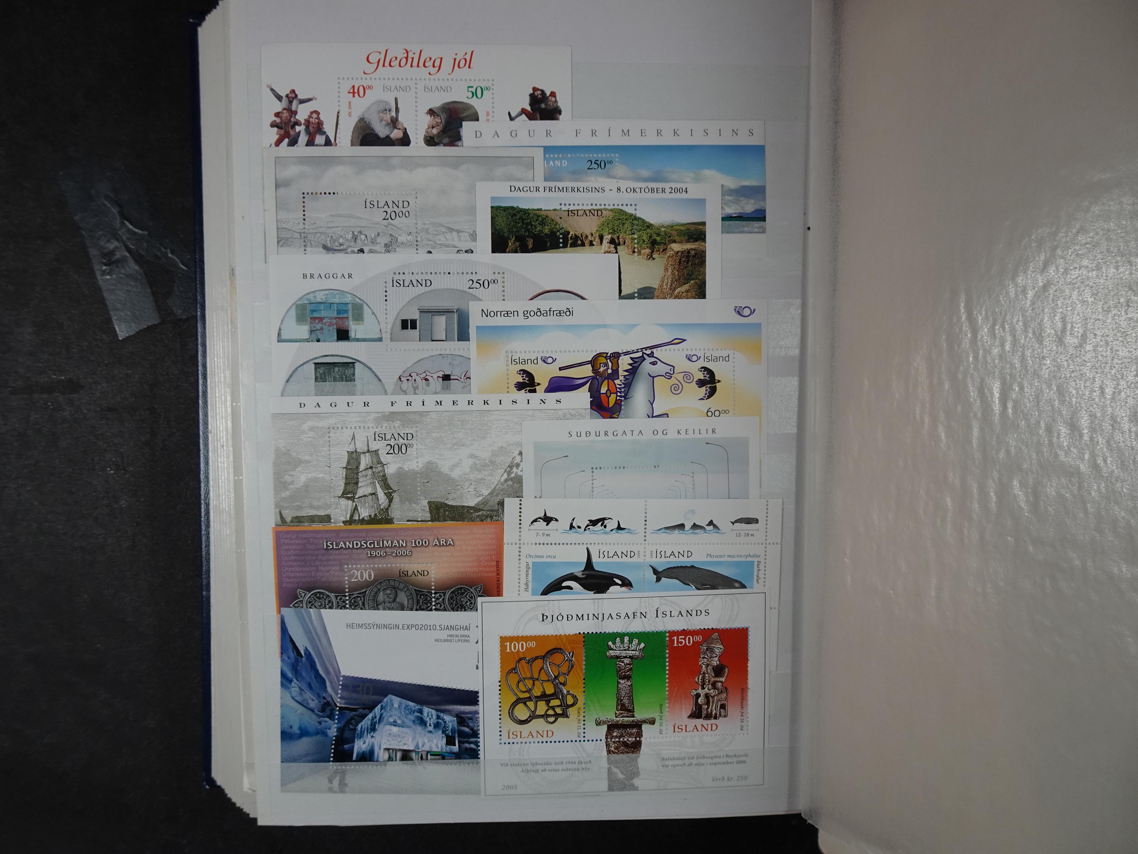 Kleinbogen t/m 2018, zeer hoge cat waarde. 100