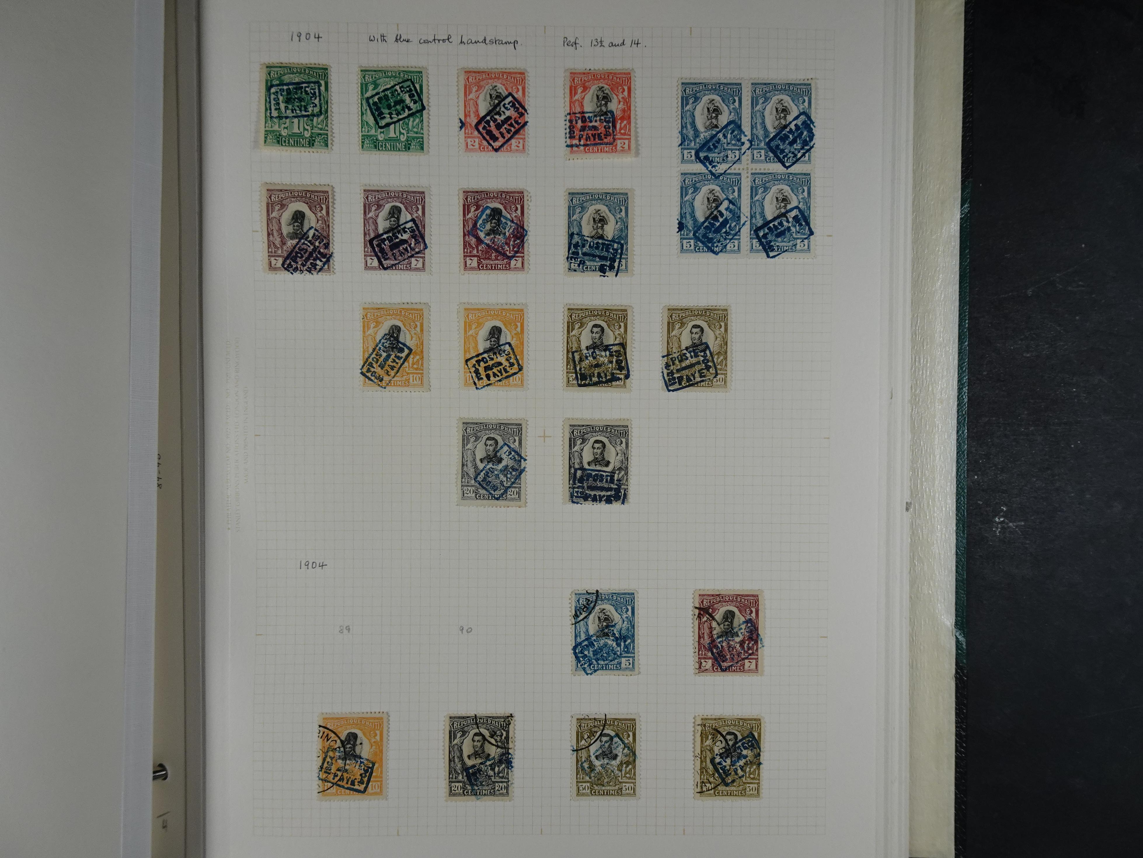 Prachtige collectie met veel opdruk uitgiften + blokken.
Zelden aangeboden. 13