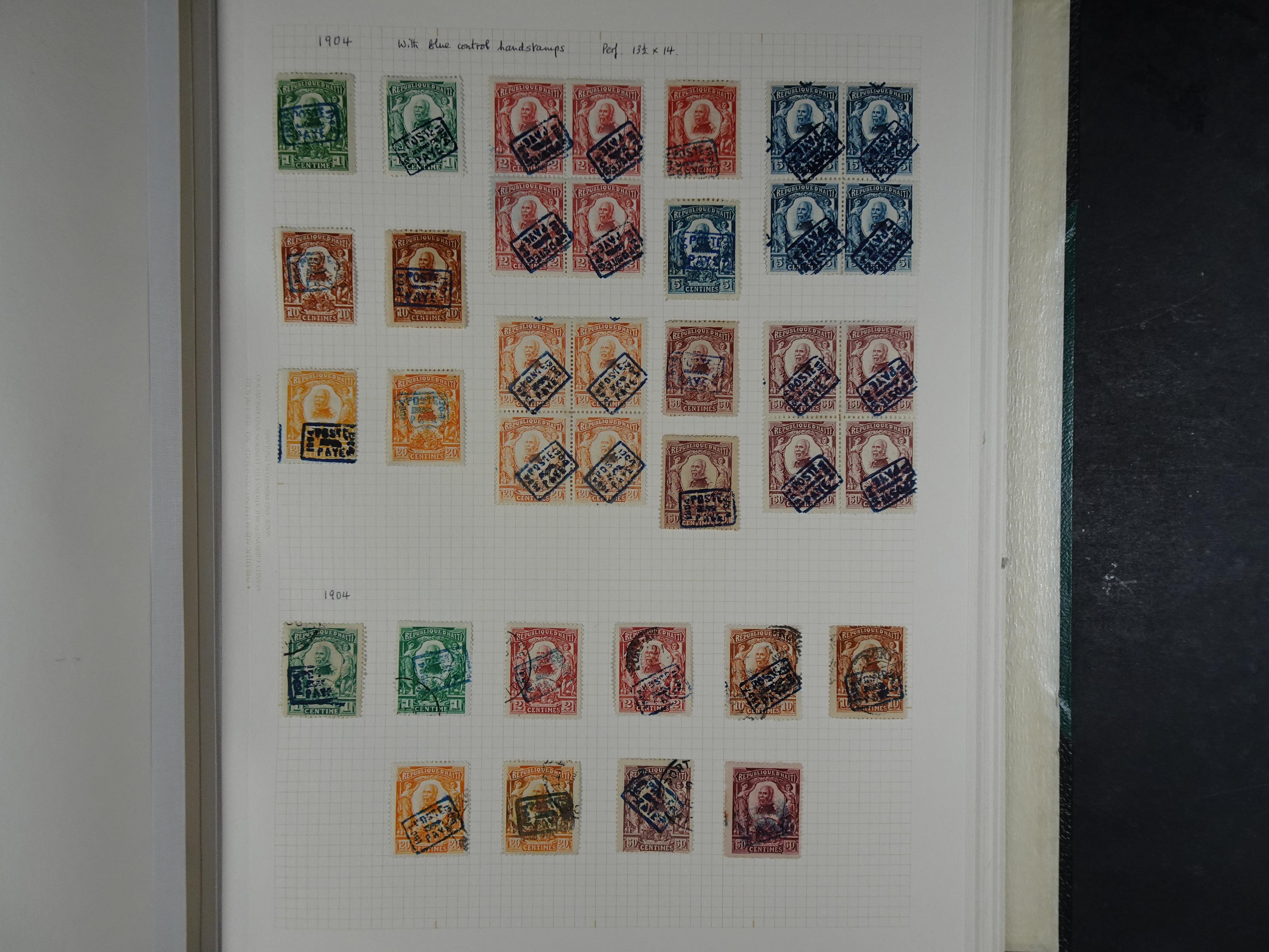 Prachtige collectie met veel opdruk uitgiften + blokken.
Zelden aangeboden. 15