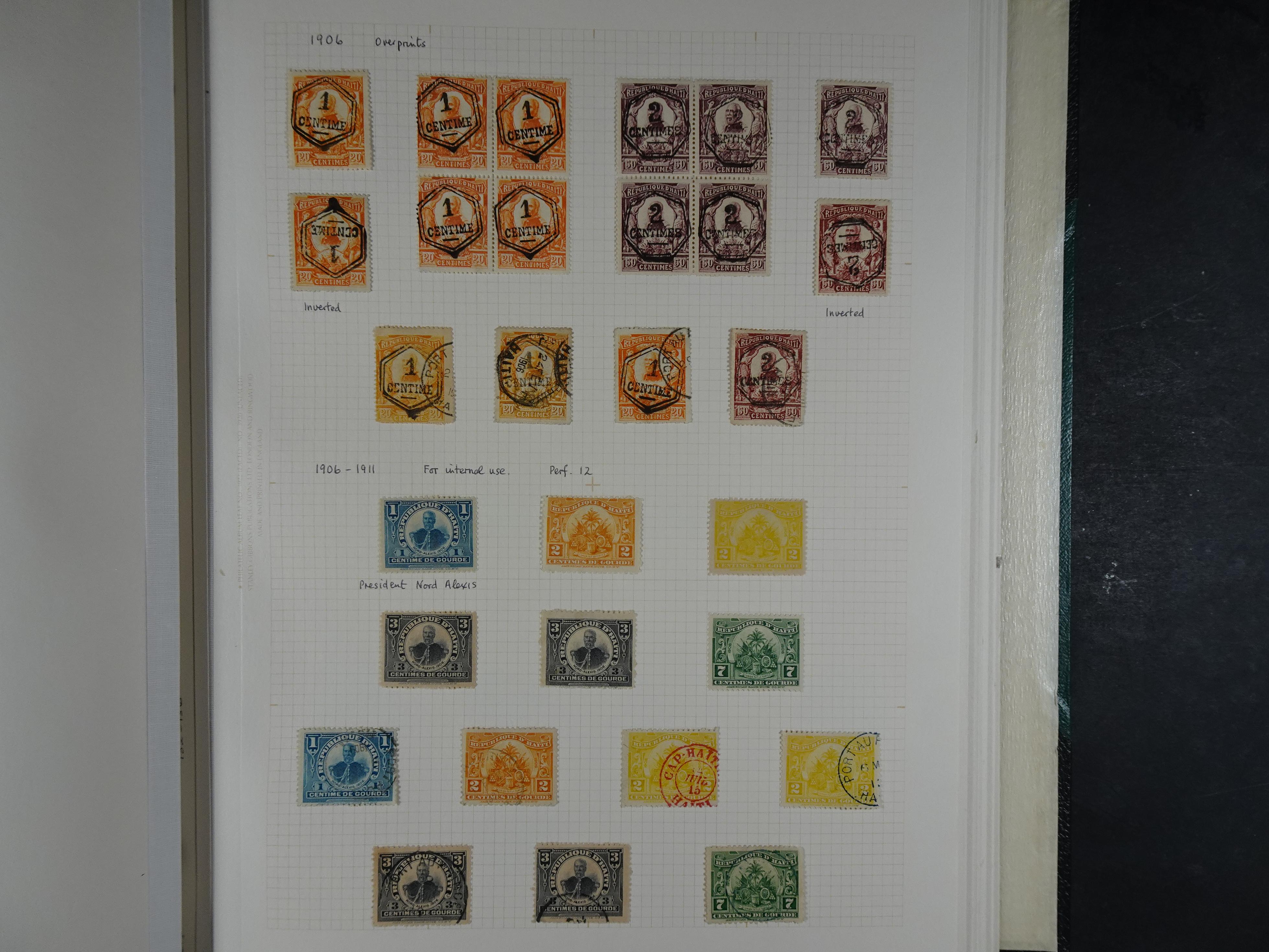 Prachtige collectie met veel opdruk uitgiften + blokken.
Zelden aangeboden. 17