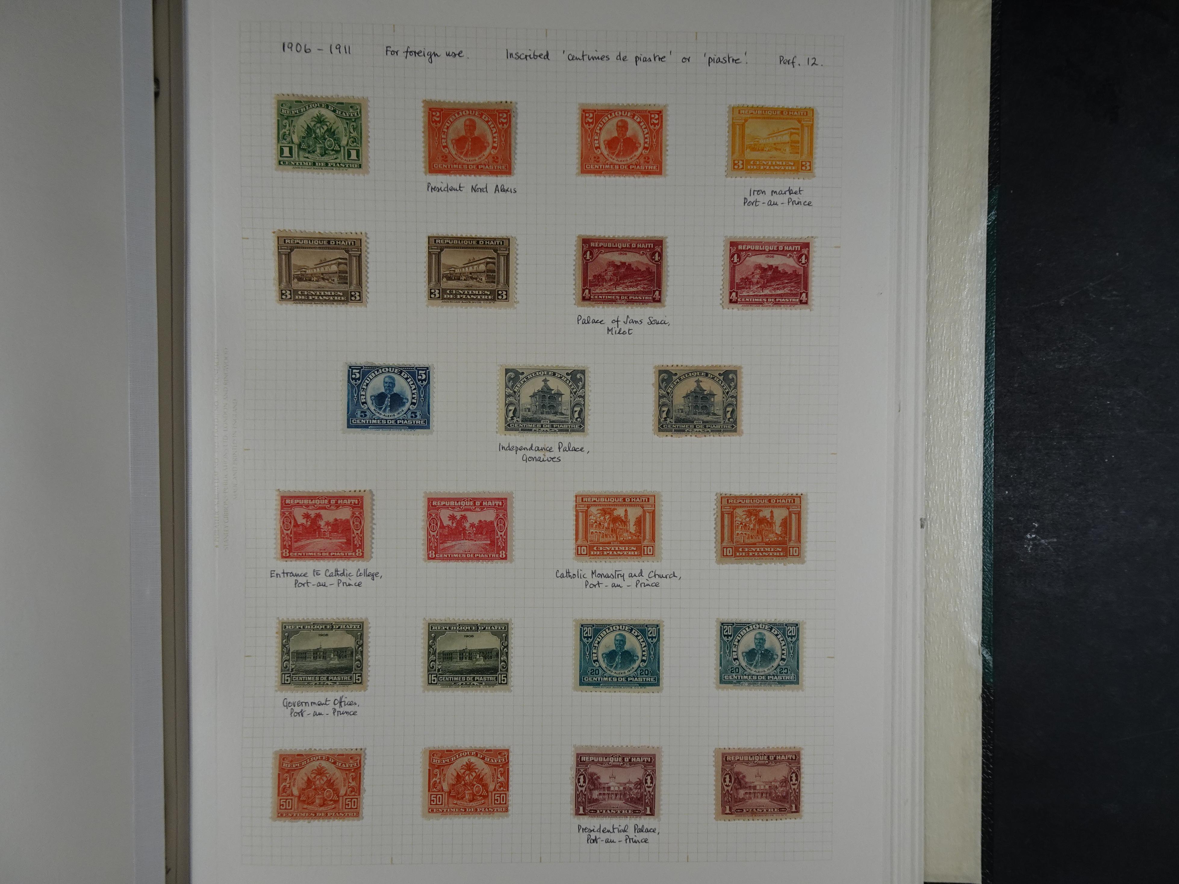 Prachtige collectie met veel opdruk uitgiften + blokken.
Zelden aangeboden. 19