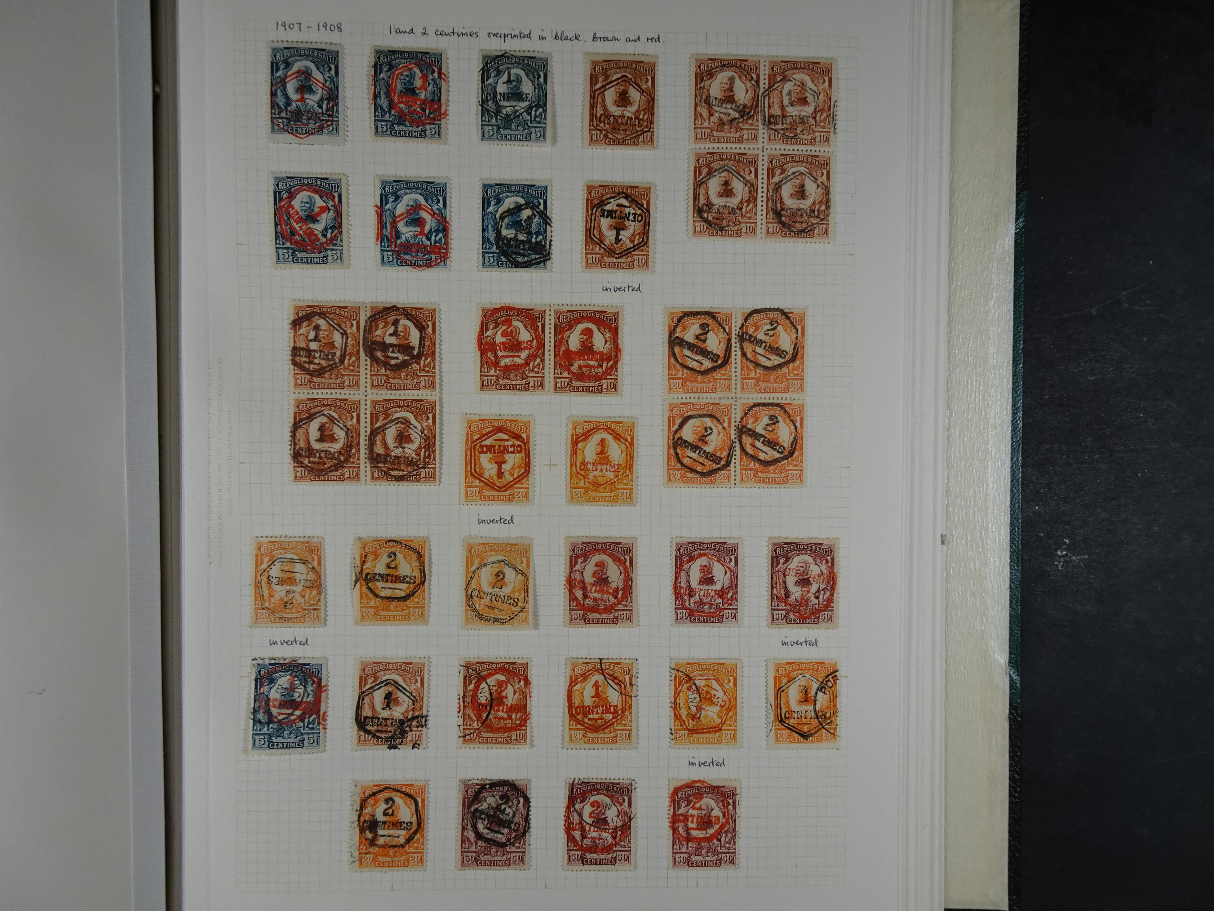 Prachtige collectie met veel opdruk uitgiften + blokken.
Zelden aangeboden. 21