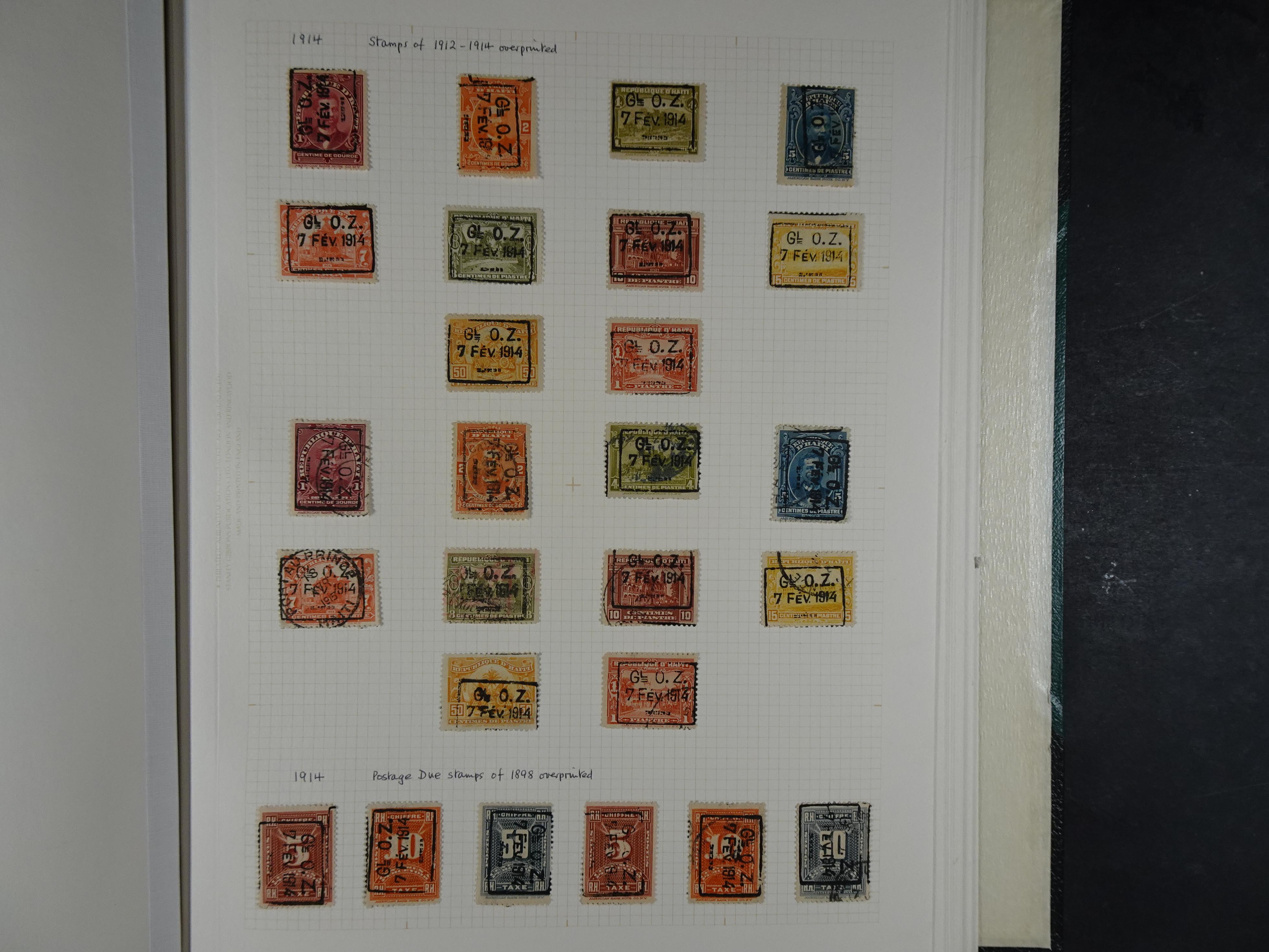 Prachtige collectie met veel opdruk uitgiften + blokken.
Zelden aangeboden. 25