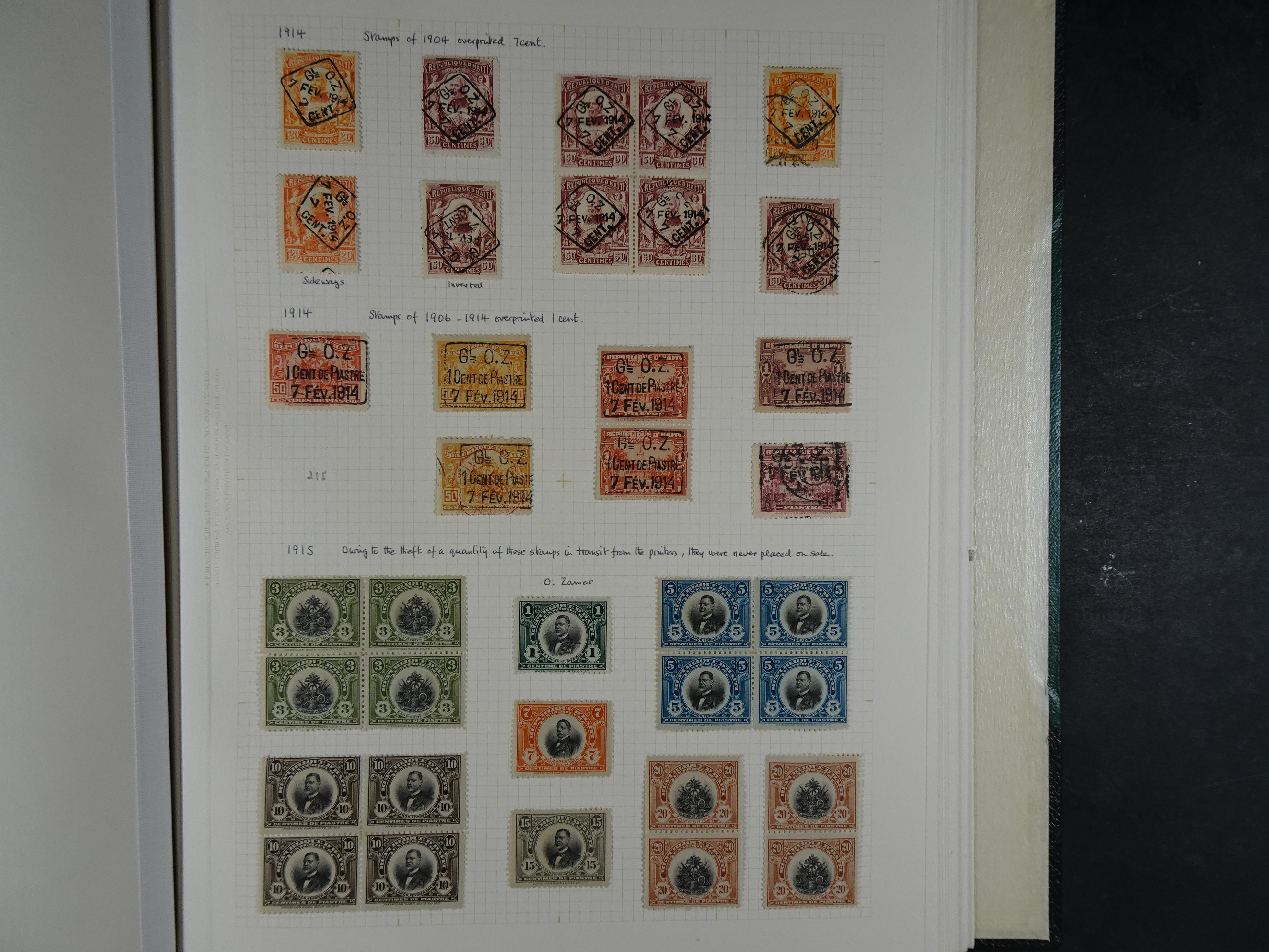 Prachtige collectie met veel opdruk uitgiften + blokken.
Zelden aangeboden. 26