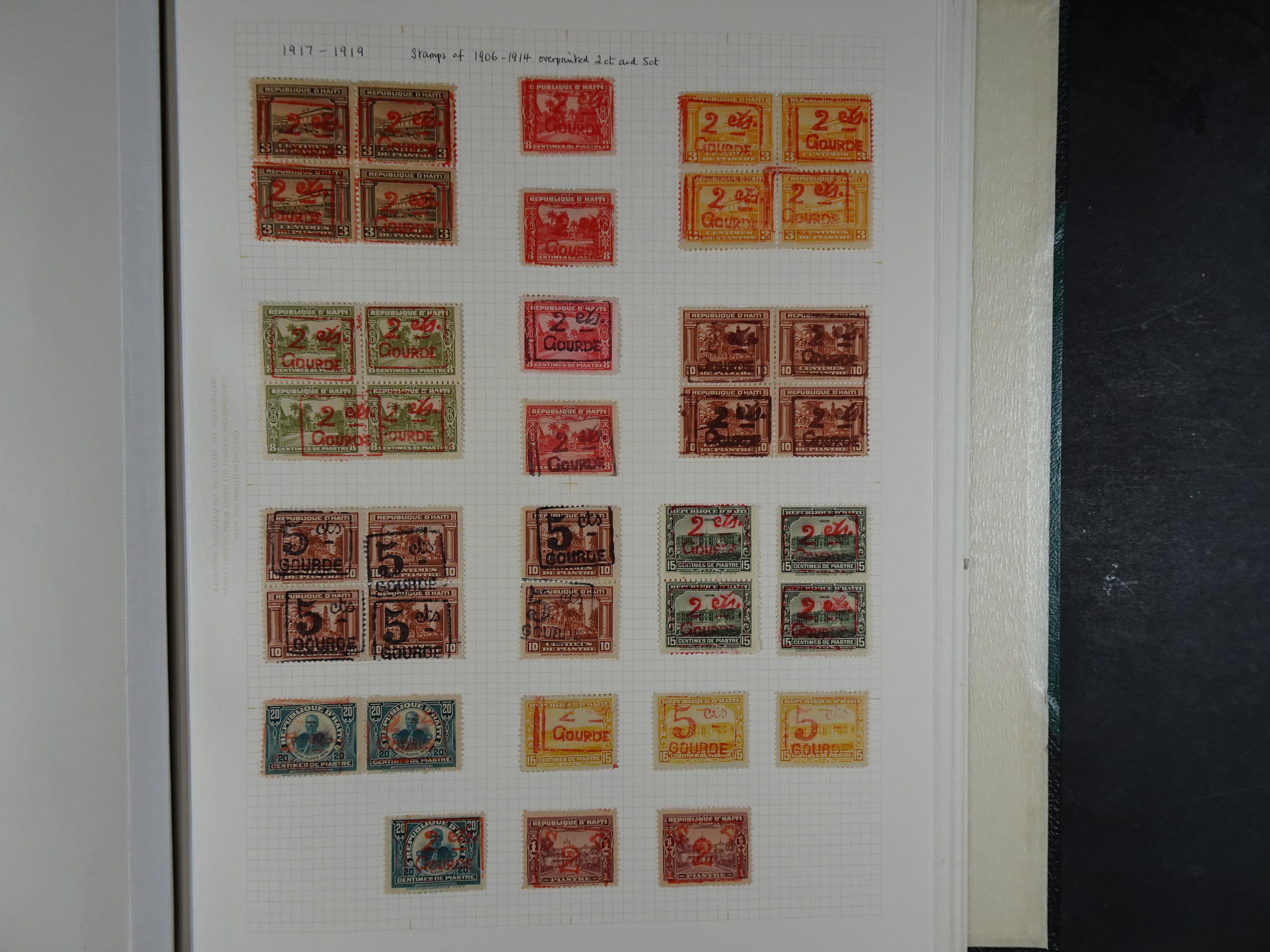 Prachtige collectie met veel opdruk uitgiften + blokken.
Zelden aangeboden. 29