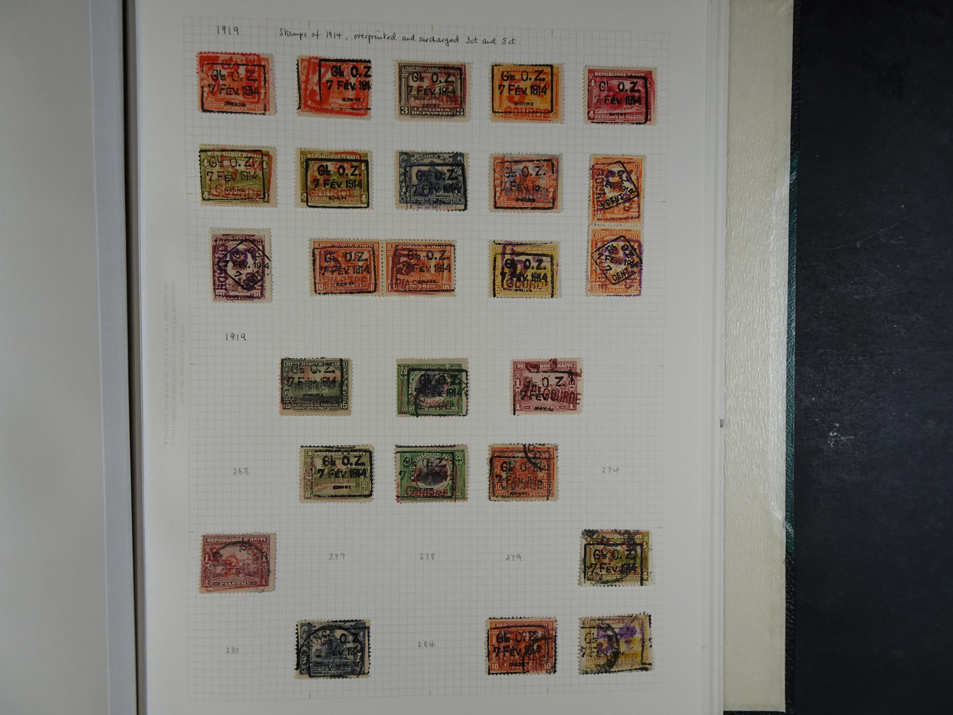 Prachtige collectie met veel opdruk uitgiften + blokken.
Zelden aangeboden. 32