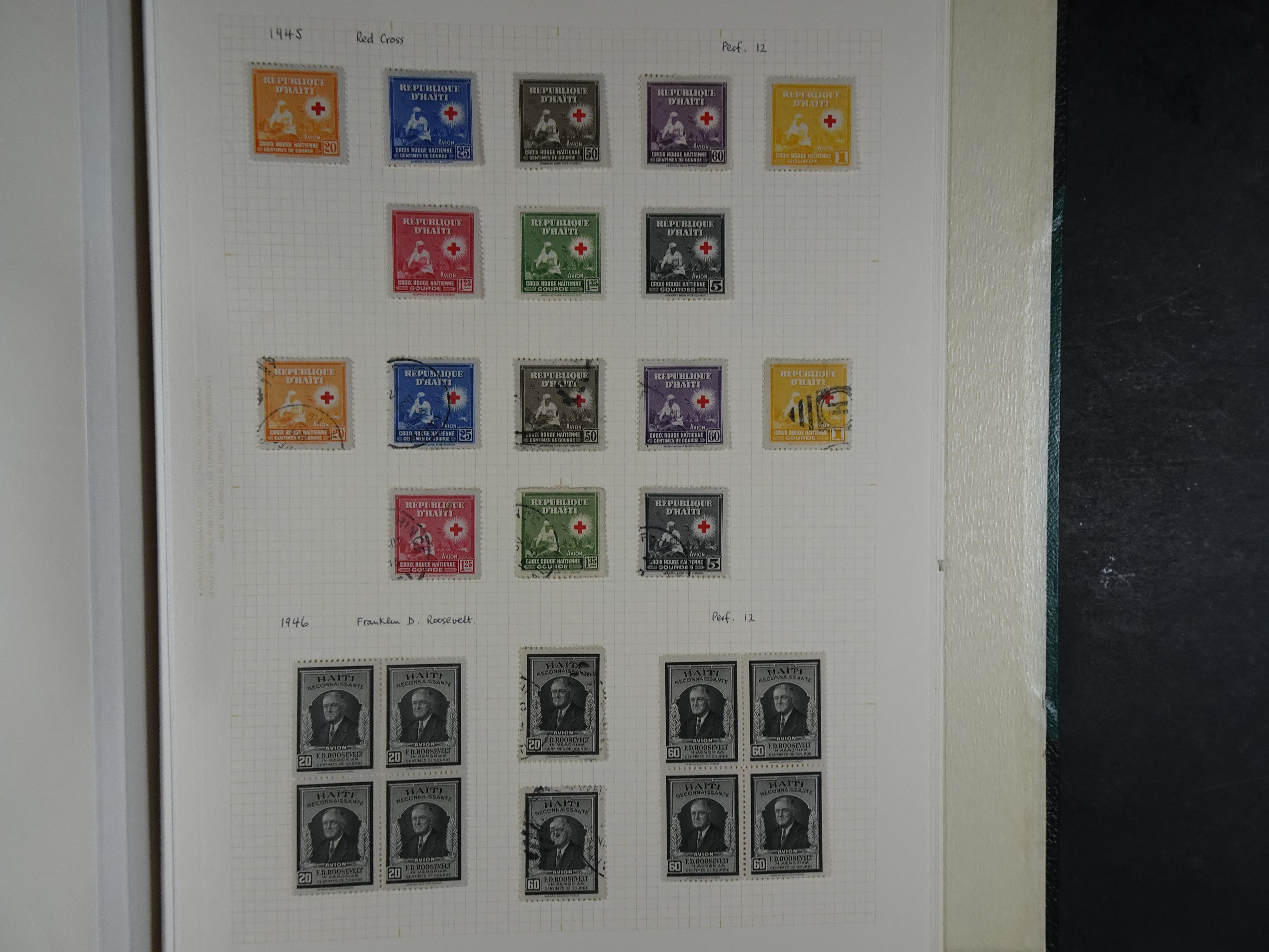 Prachtige collectie met veel opdruk uitgiften + blokken.
Zelden aangeboden. 43