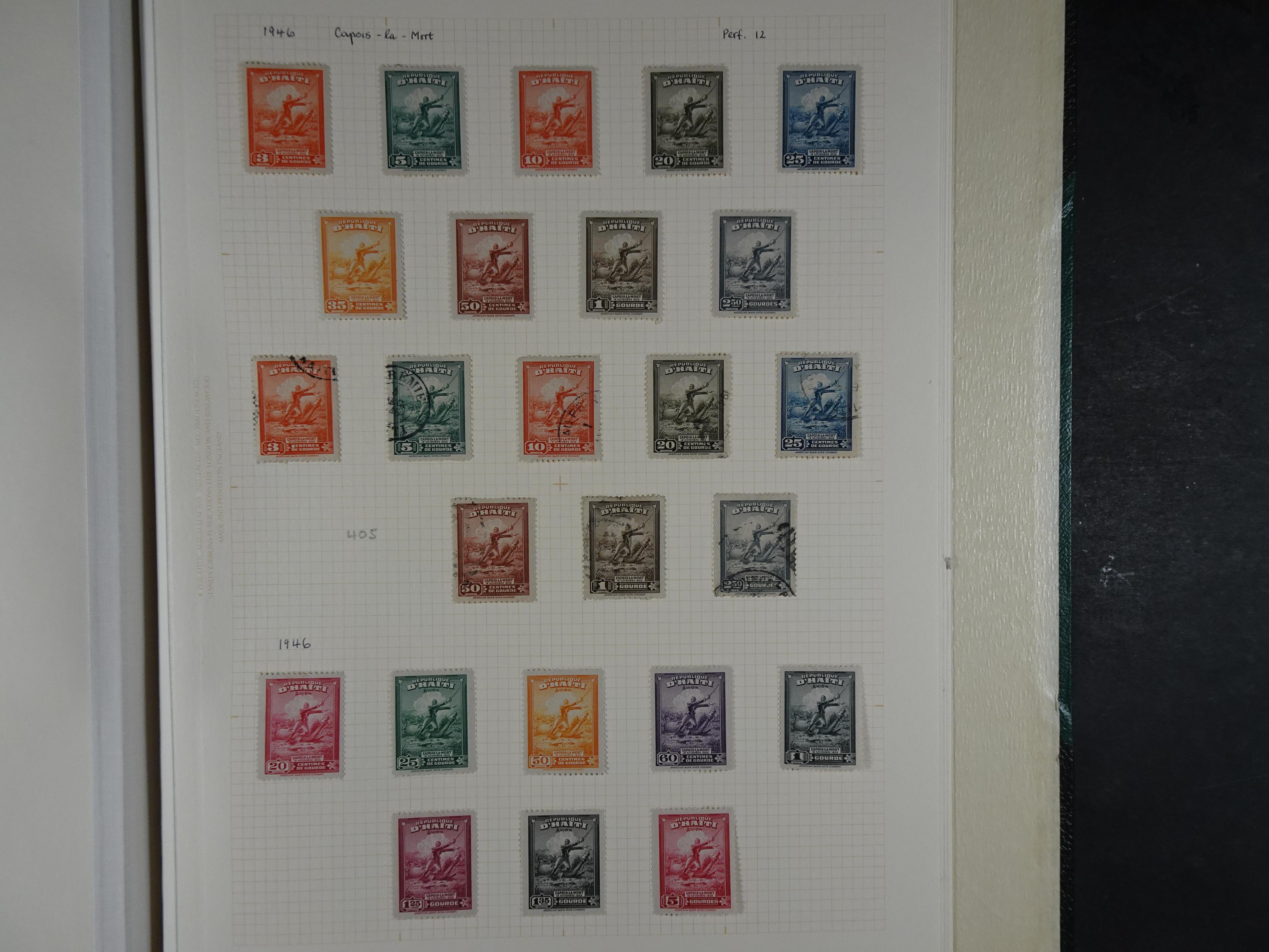 Prachtige collectie met veel opdruk uitgiften + blokken.
Zelden aangeboden. 44