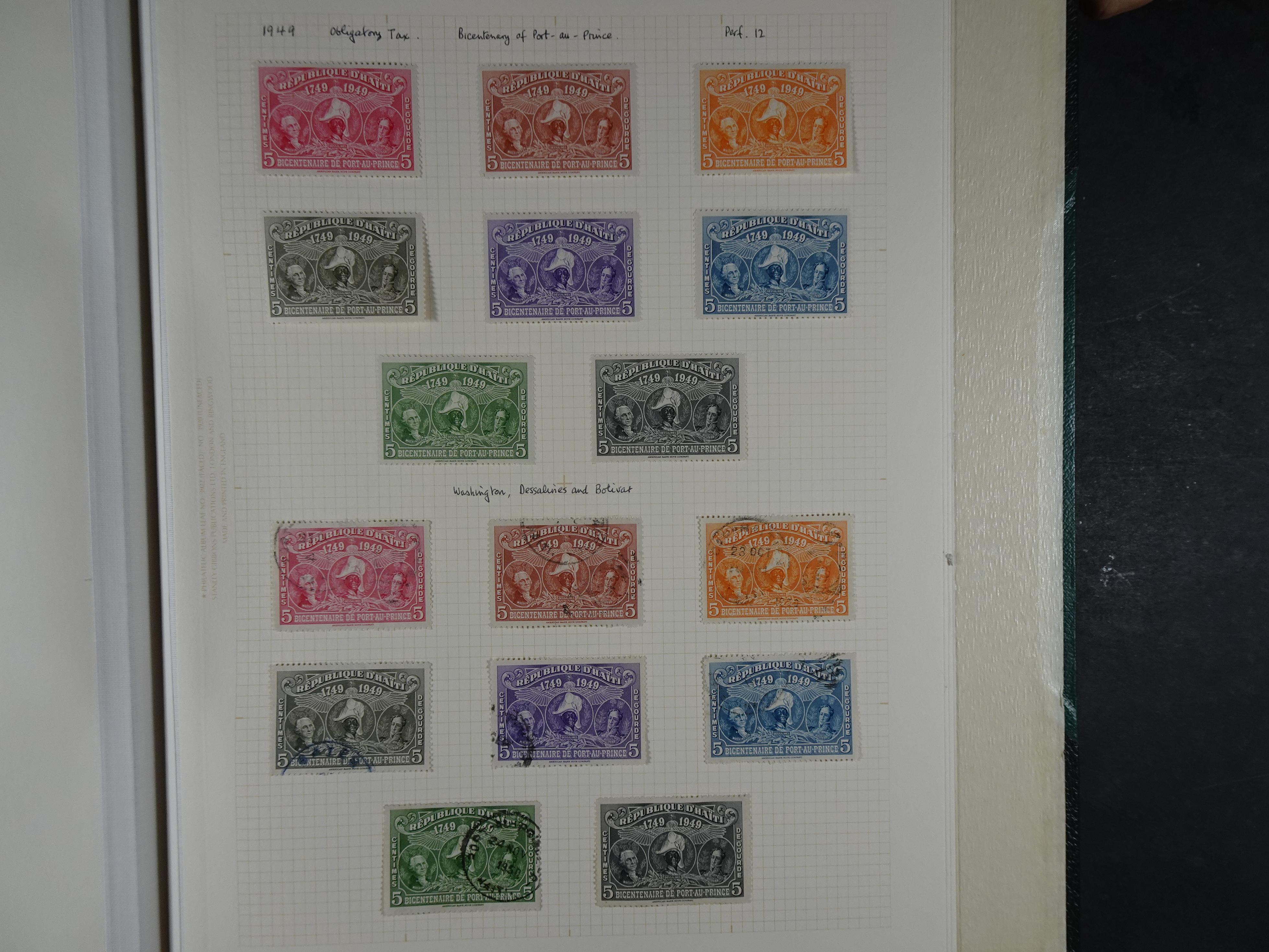 Prachtige collectie met veel opdruk uitgiften + blokken.
Zelden aangeboden. 46