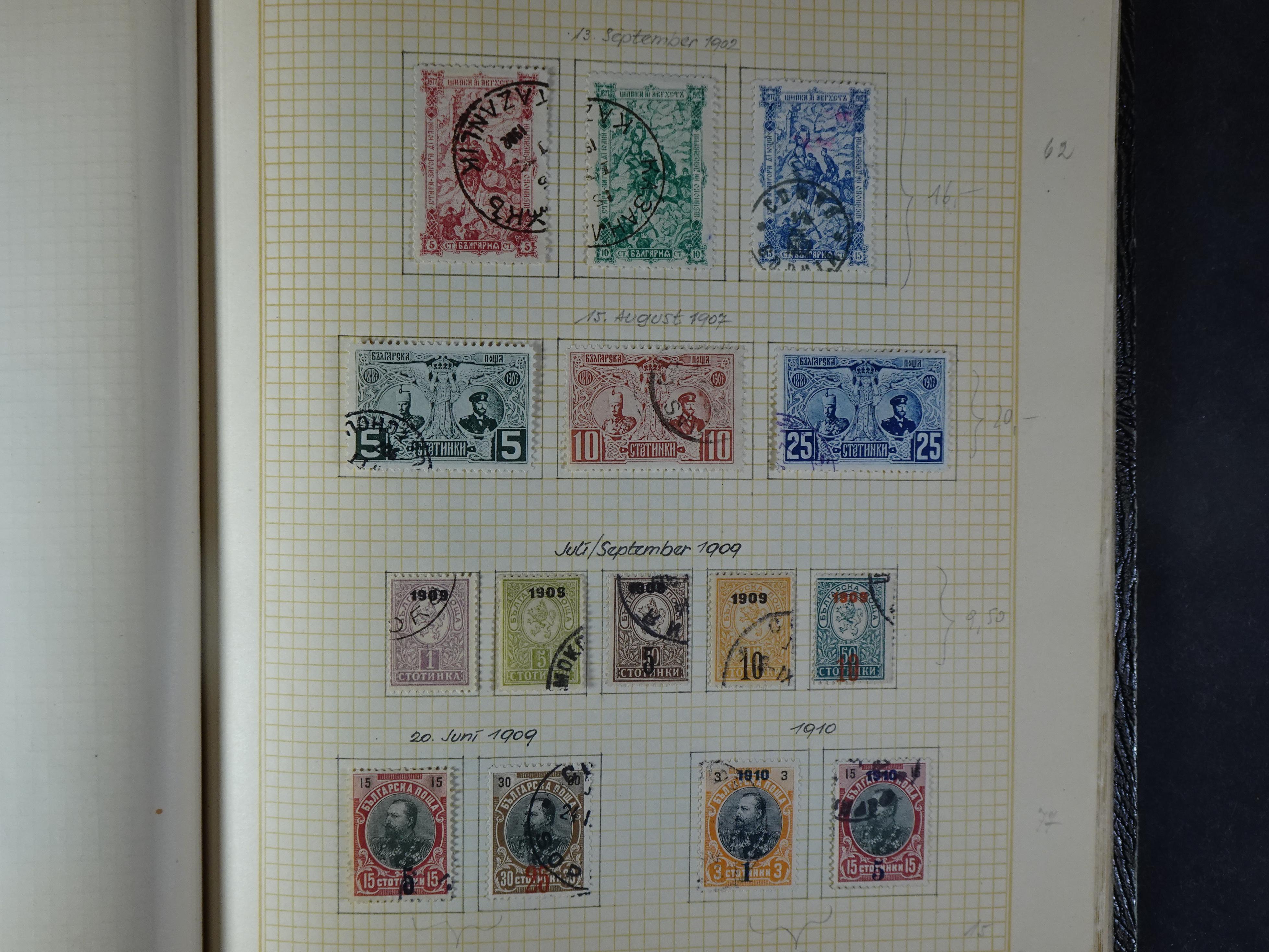 Nette klassieke verzameling 1879 - 1940 met goed materiaal in oud kleinbandje.
Hoge cat. waarde. 5