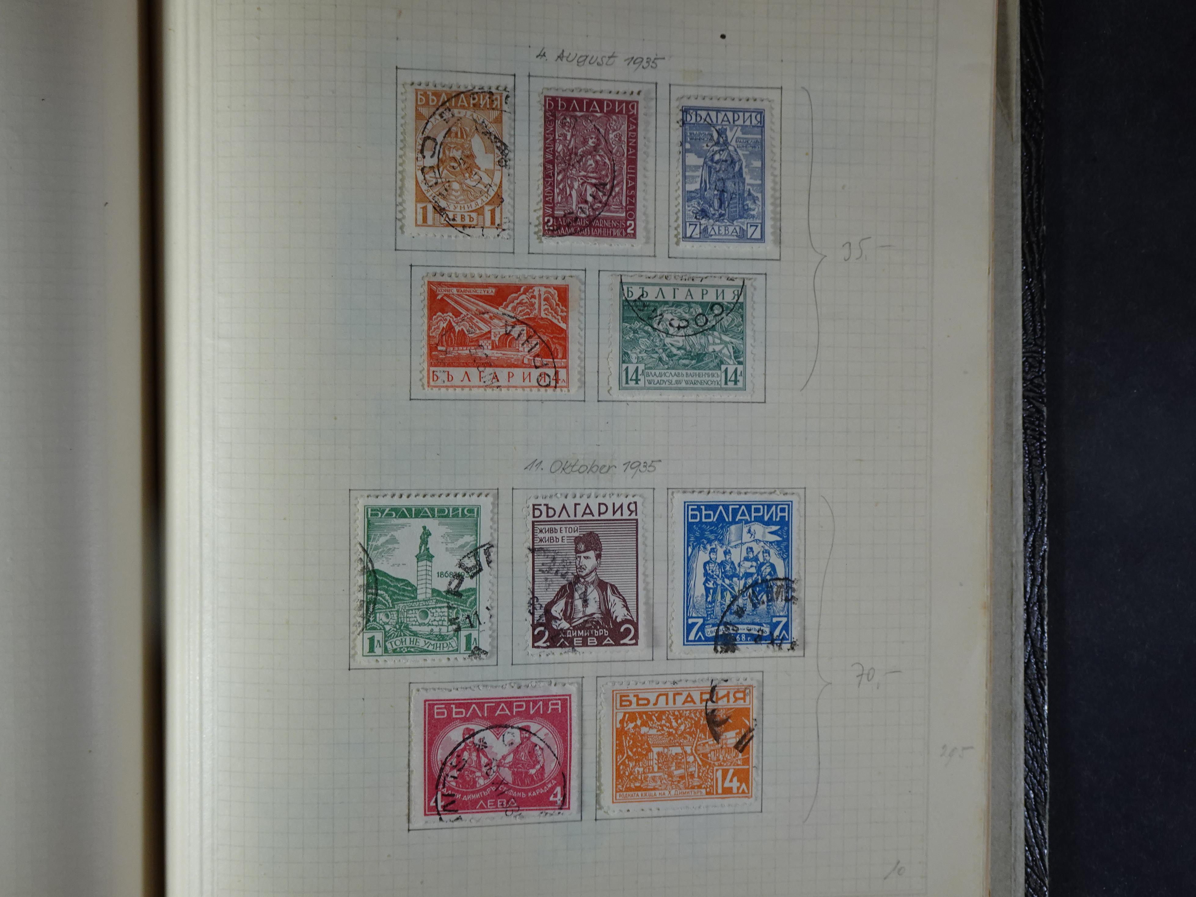 Nette klassieke verzameling 1879 - 1940 met goed materiaal in oud kleinbandje.
Hoge cat. waarde. 20