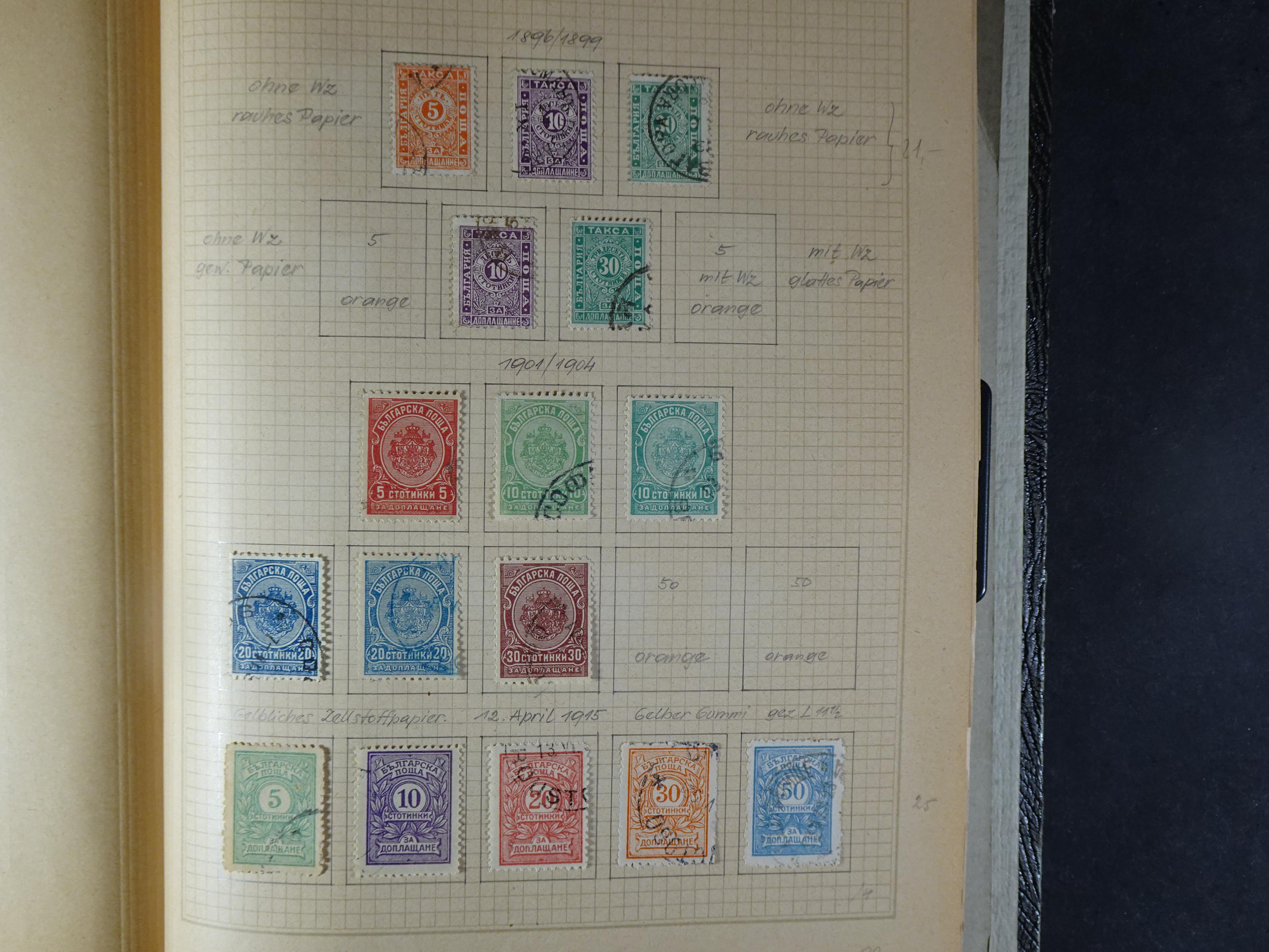 Nette klassieke verzameling 1879 - 1940 met goed materiaal in oud kleinbandje.
Hoge cat. waarde. 30