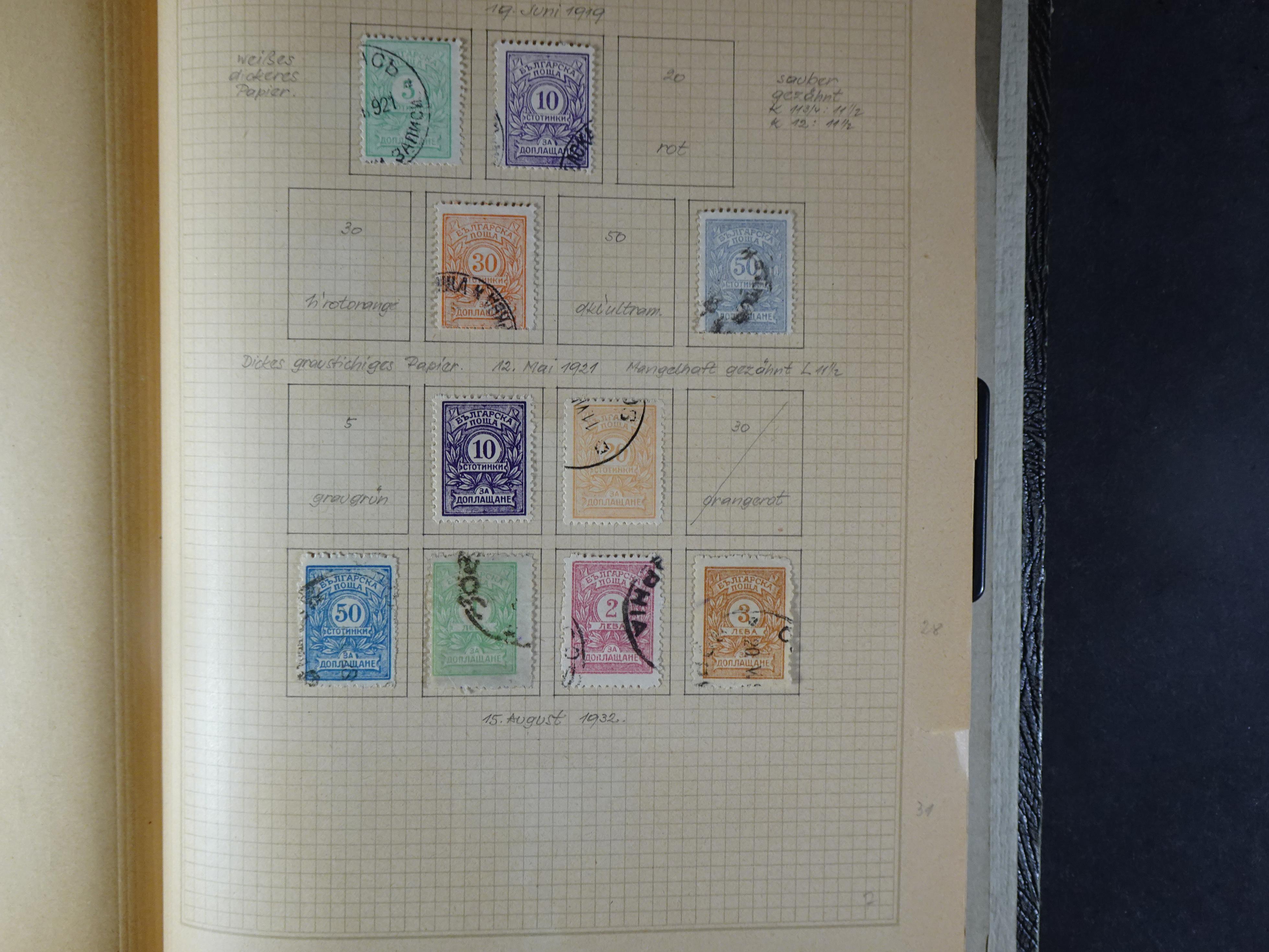 Nette klassieke verzameling 1879 - 1940 met goed materiaal in oud kleinbandje.
Hoge cat. waarde. 31