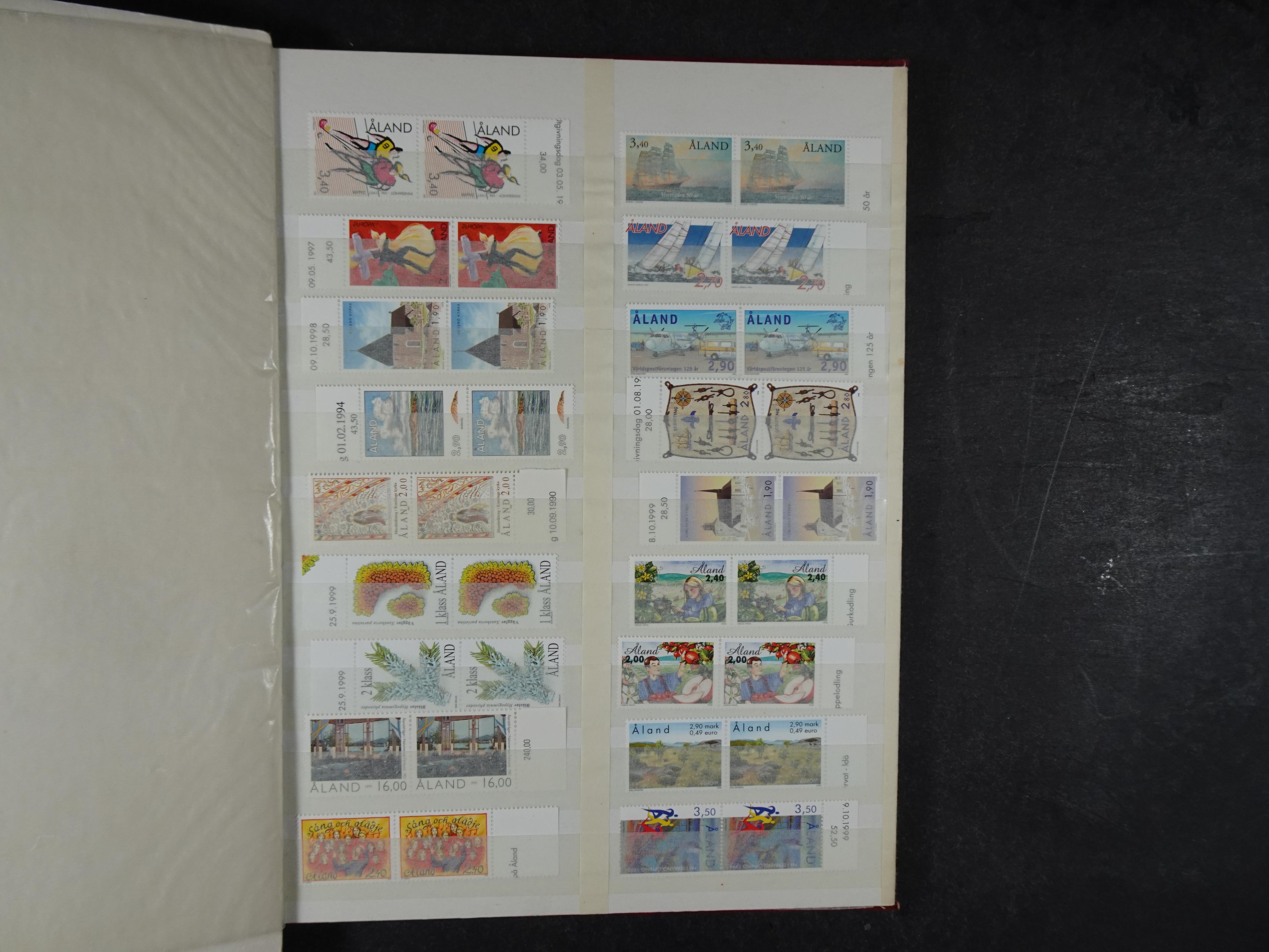 Åland en Alderney mooie partij, veel motief. 3