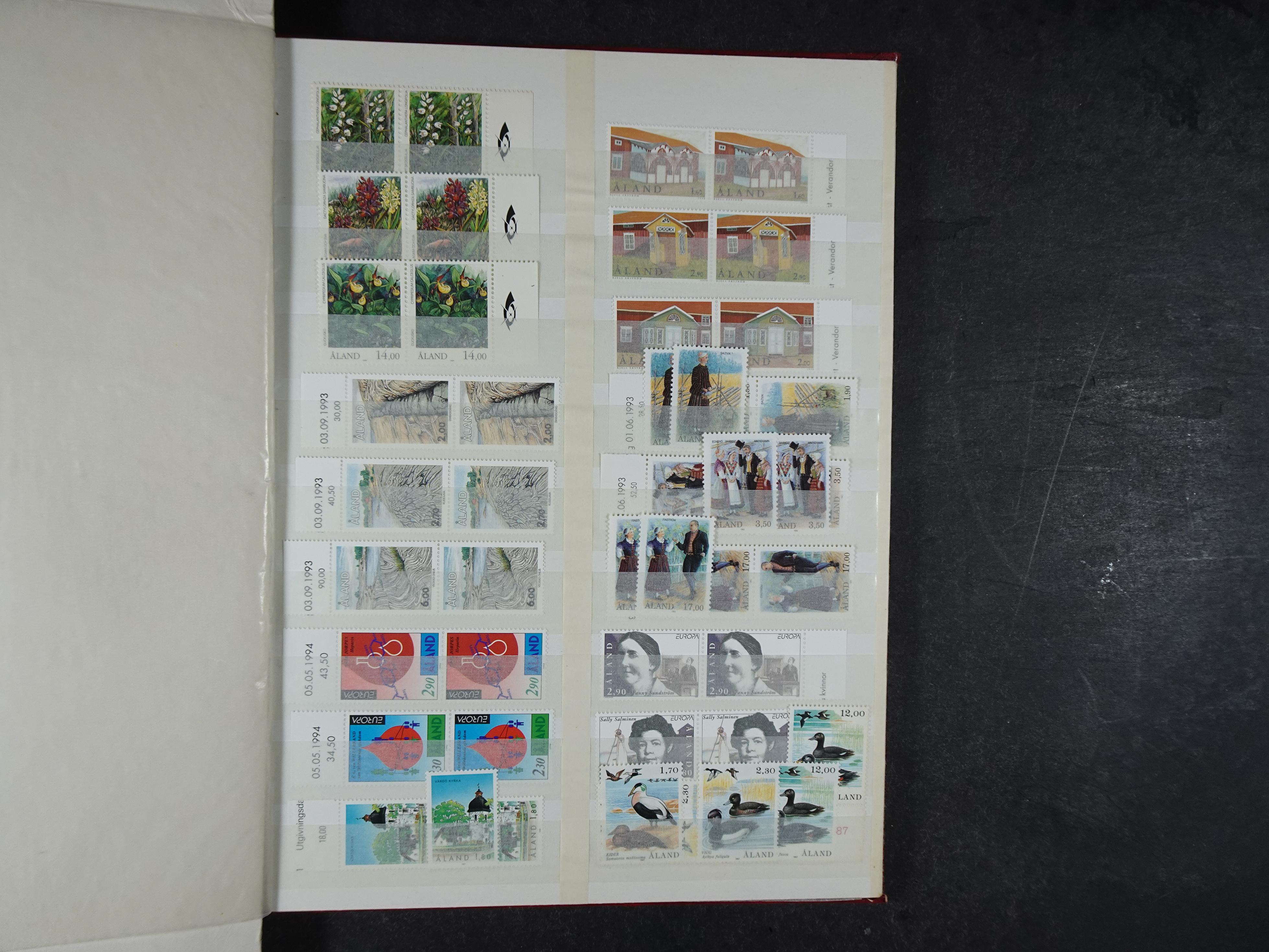 Åland en Alderney mooie partij, veel motief. 5