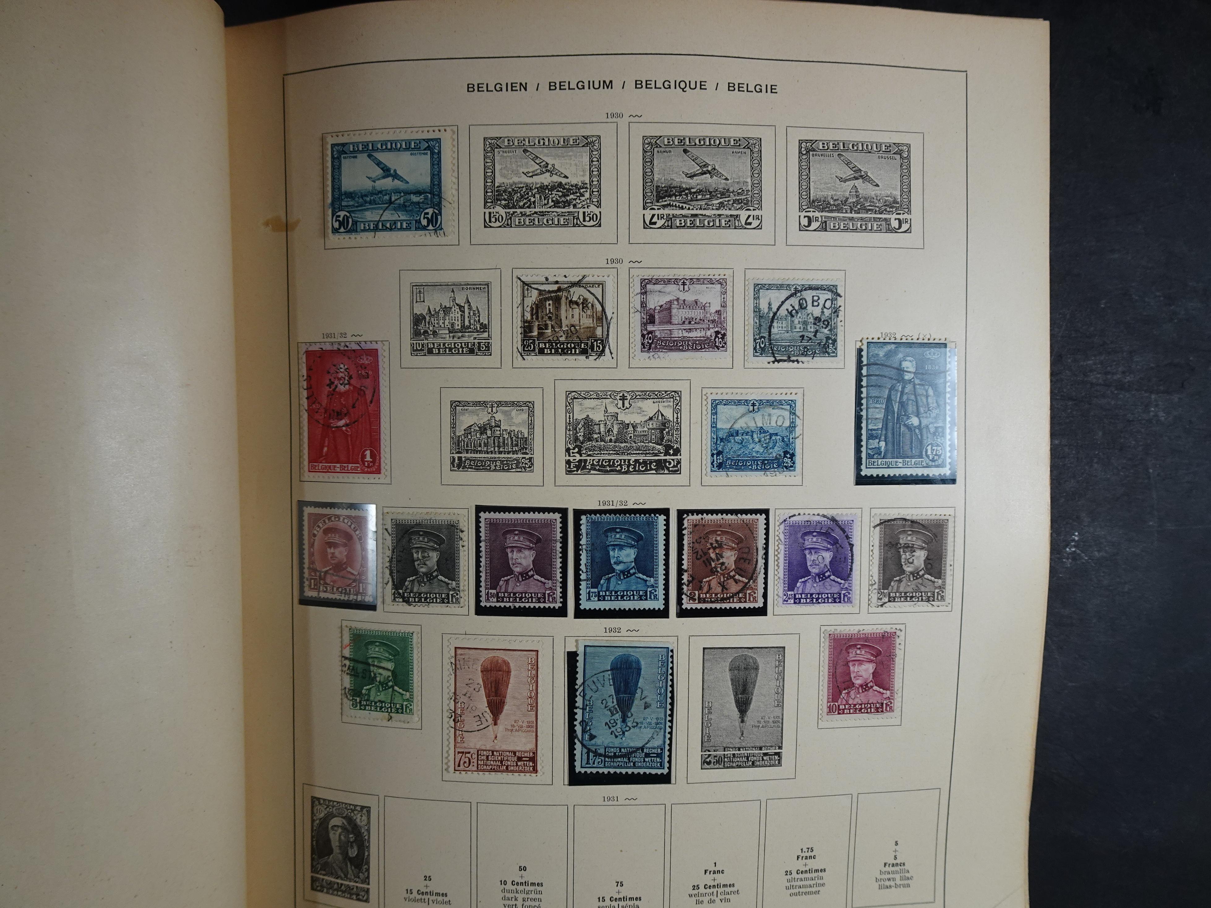 Mooie klassieke verzameling zeer goed gevulde Schaubek album. 7