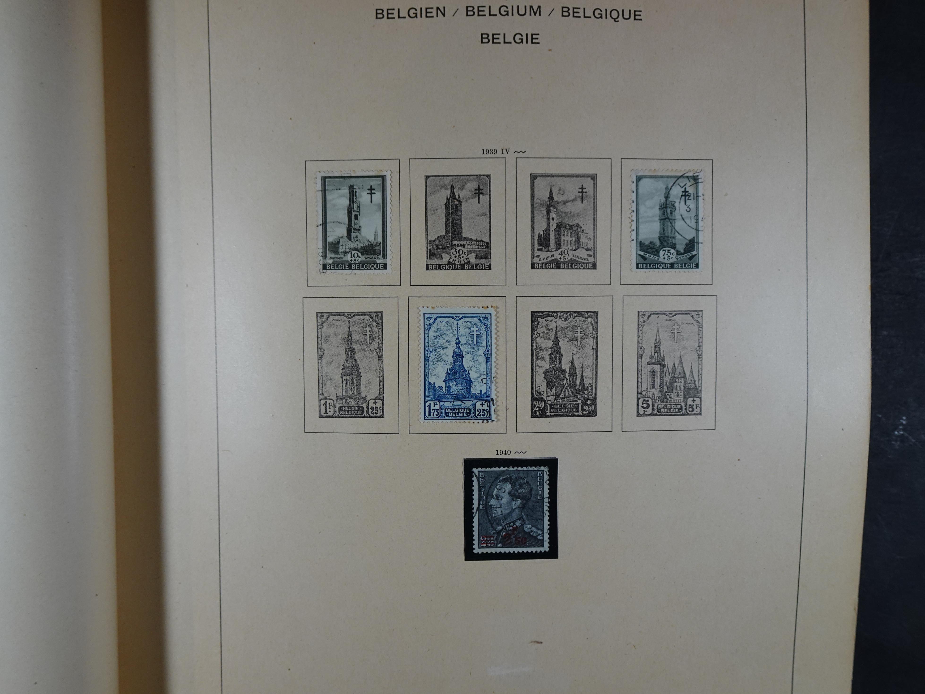 Mooie klassieke verzameling zeer goed gevulde Schaubek album. 15