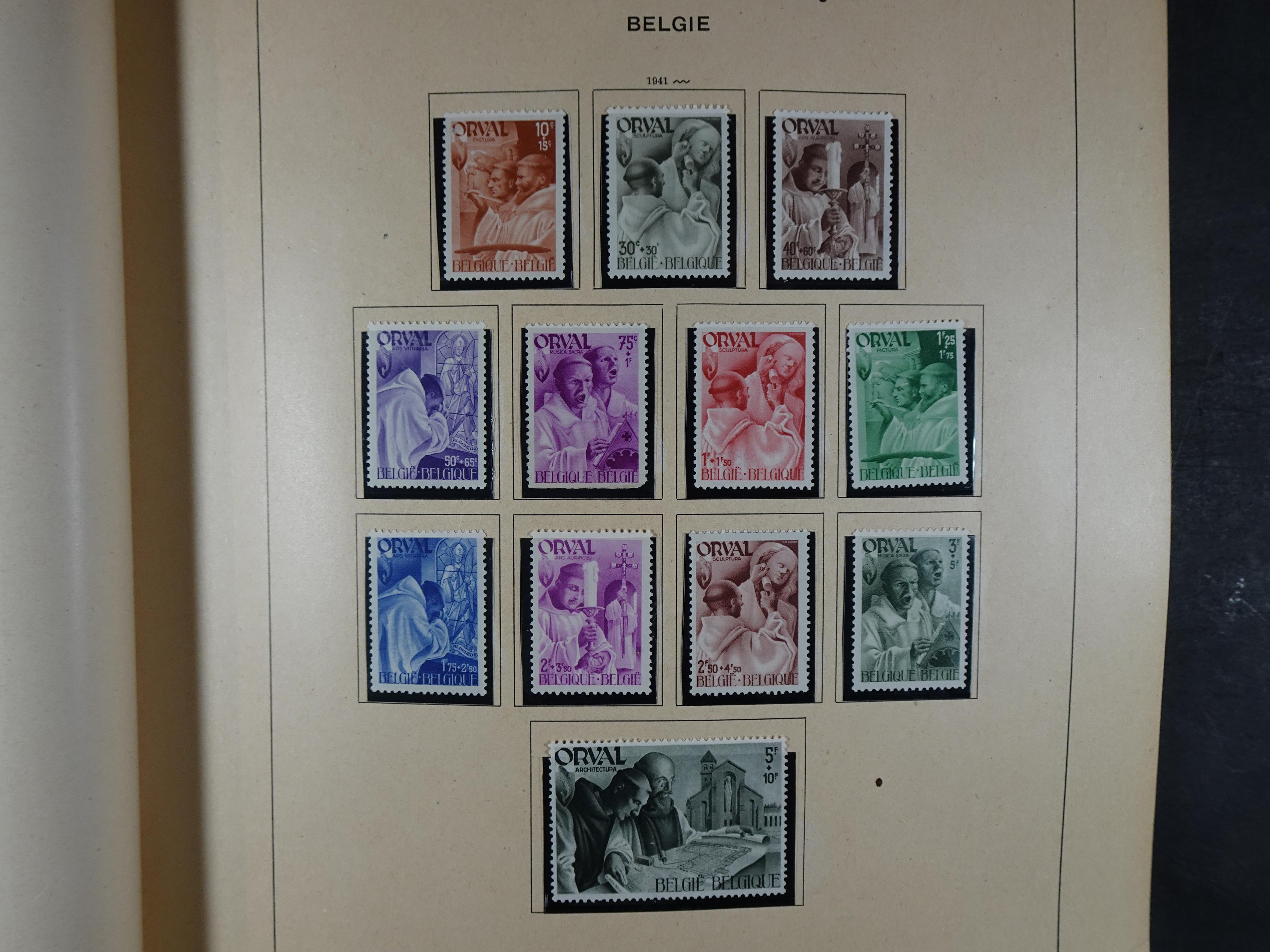 Mooie klassieke verzameling zeer goed gevulde Schaubek album. 16