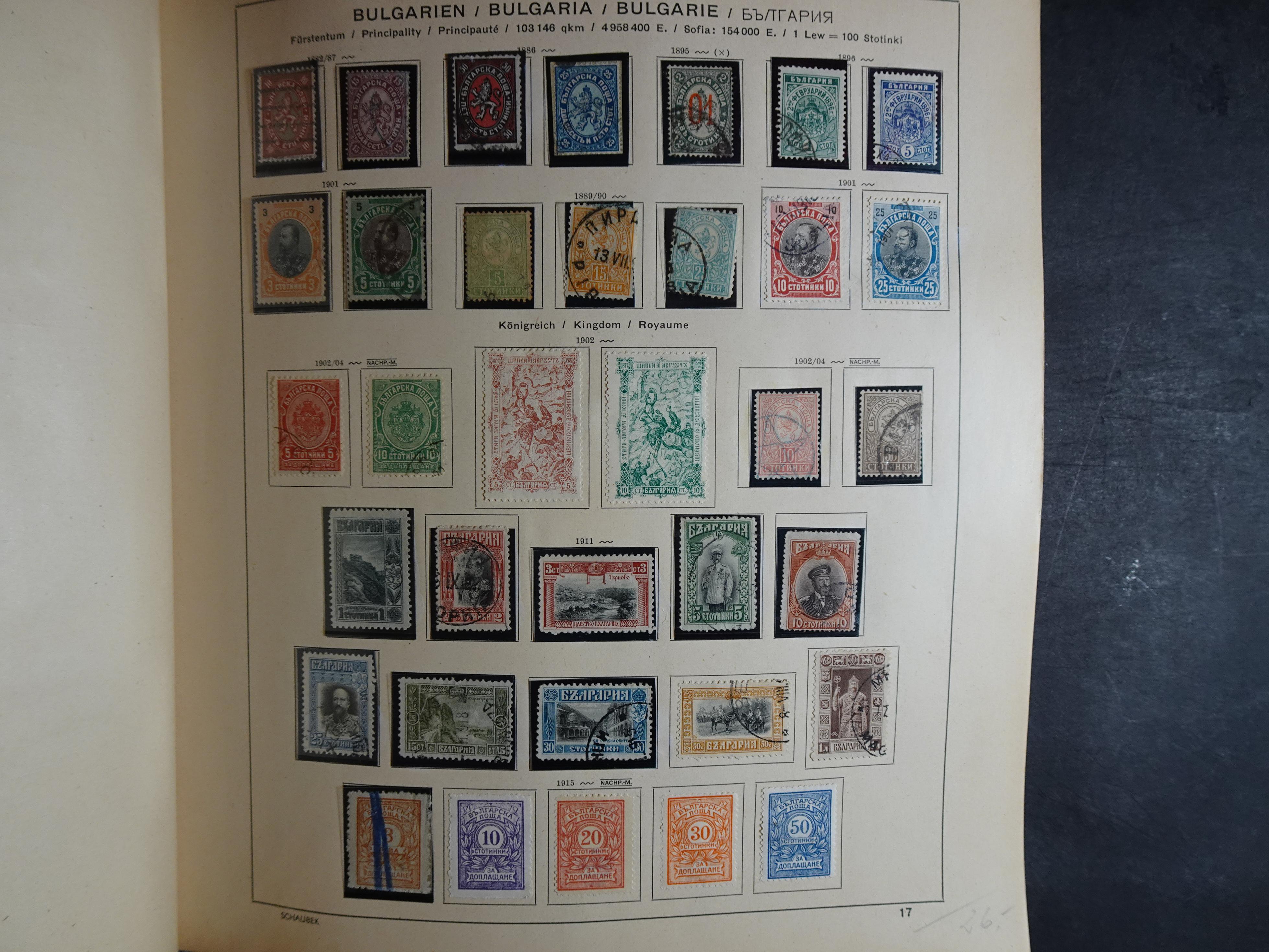 Mooie klassieke verzameling zeer goed gevulde Schaubek album. 22