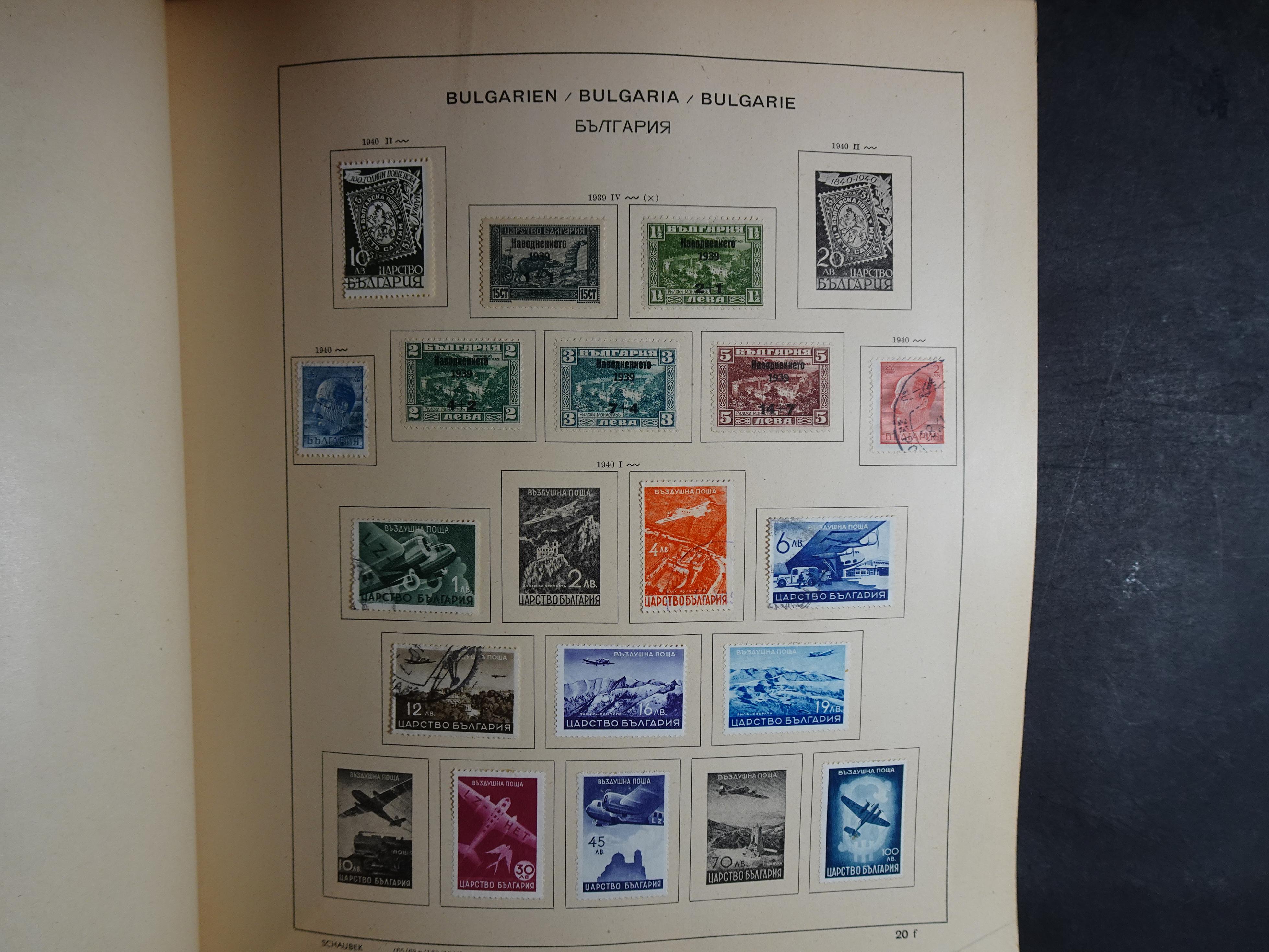 Mooie klassieke verzameling zeer goed gevulde Schaubek album. 29