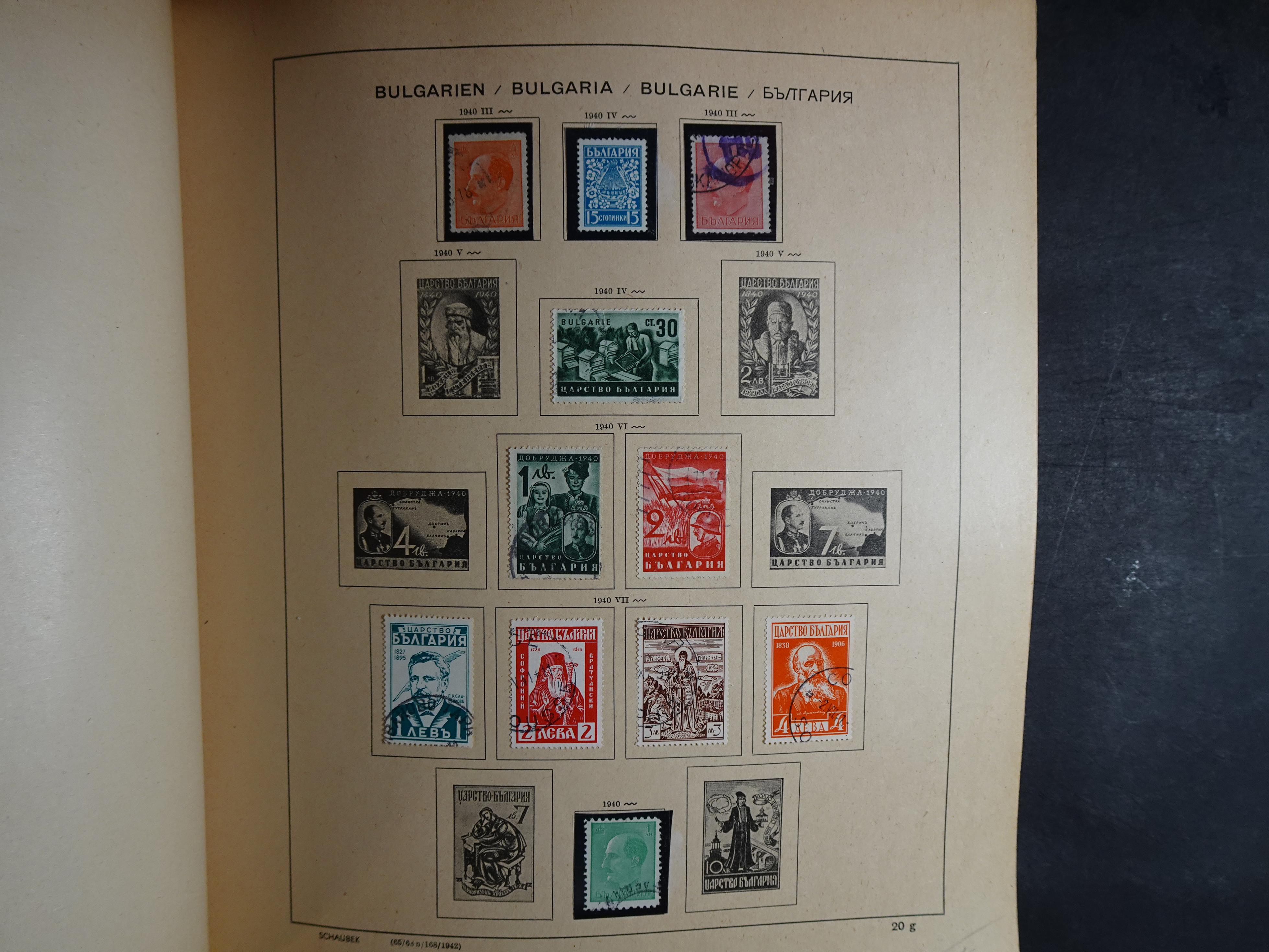 Mooie klassieke verzameling zeer goed gevulde Schaubek album. 30