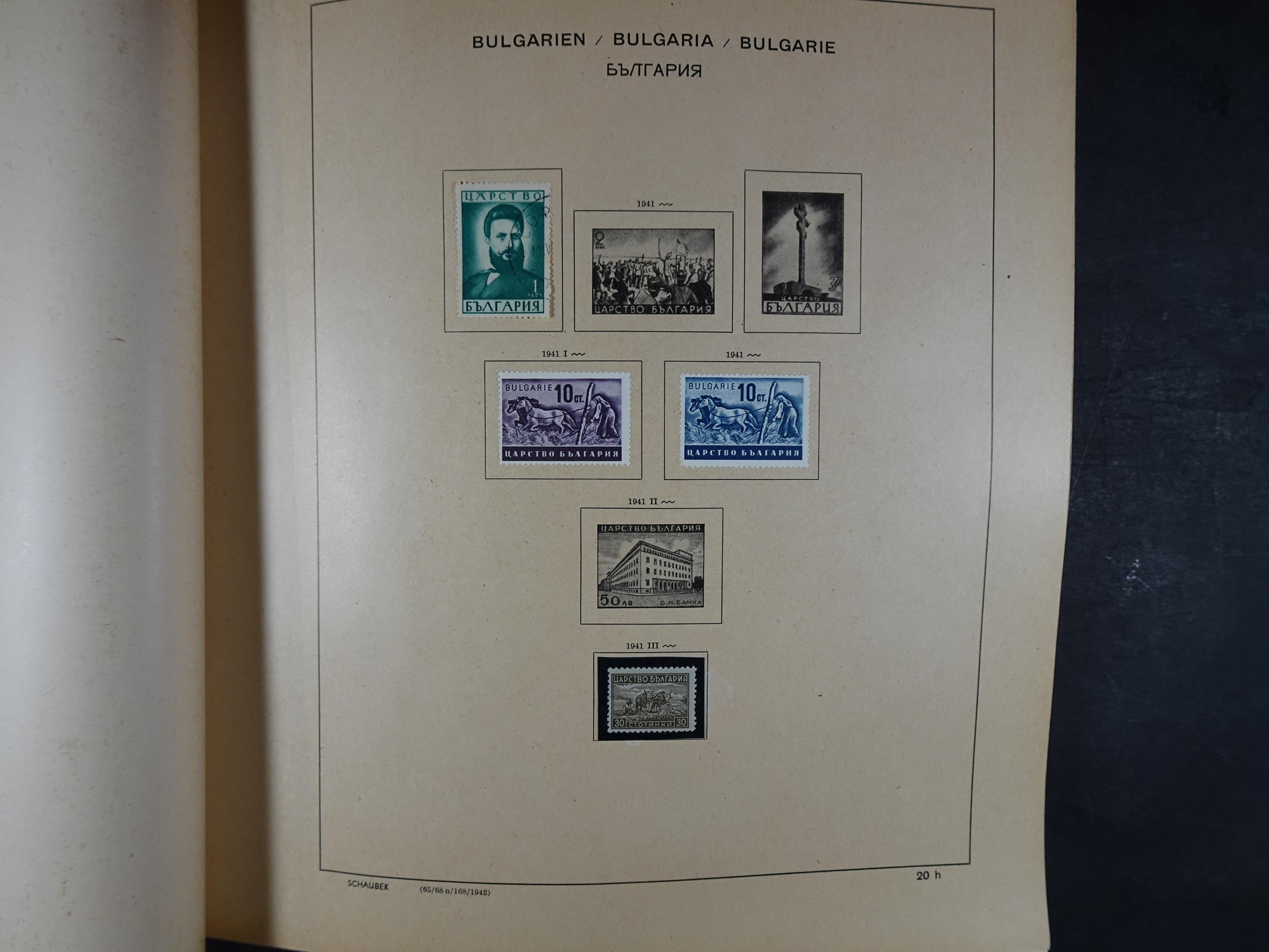 Mooie klassieke verzameling zeer goed gevulde Schaubek album. 31