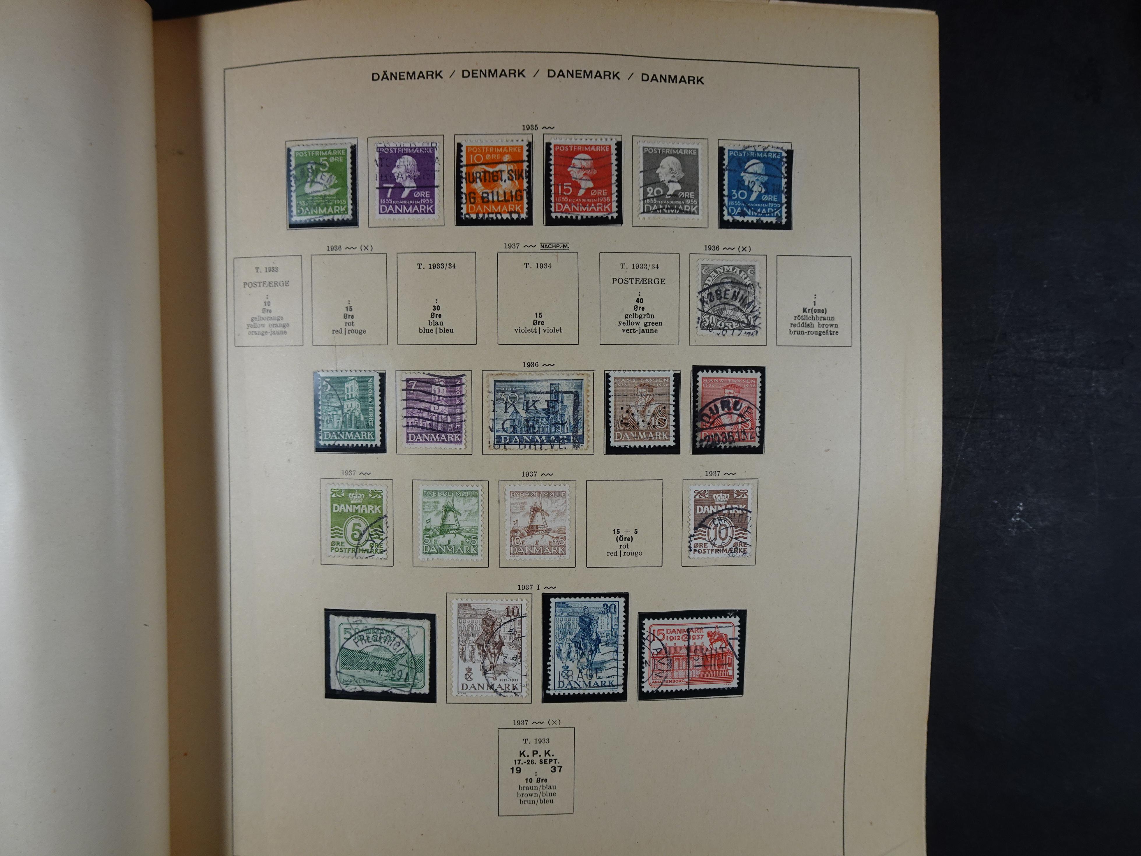 Mooie klassieke verzameling zeer goed gevulde Schaubek album. 37