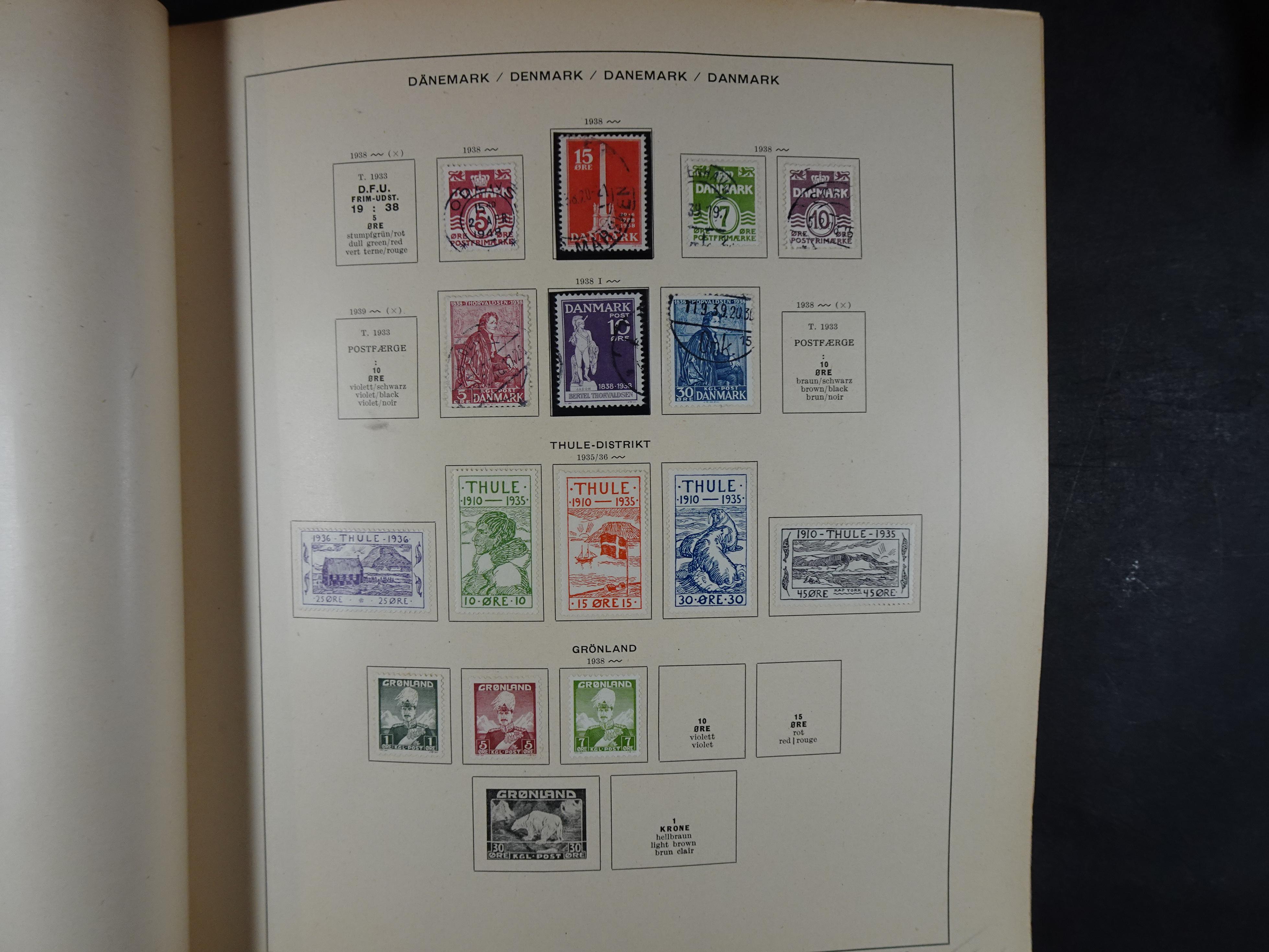 Mooie klassieke verzameling zeer goed gevulde Schaubek album. 38