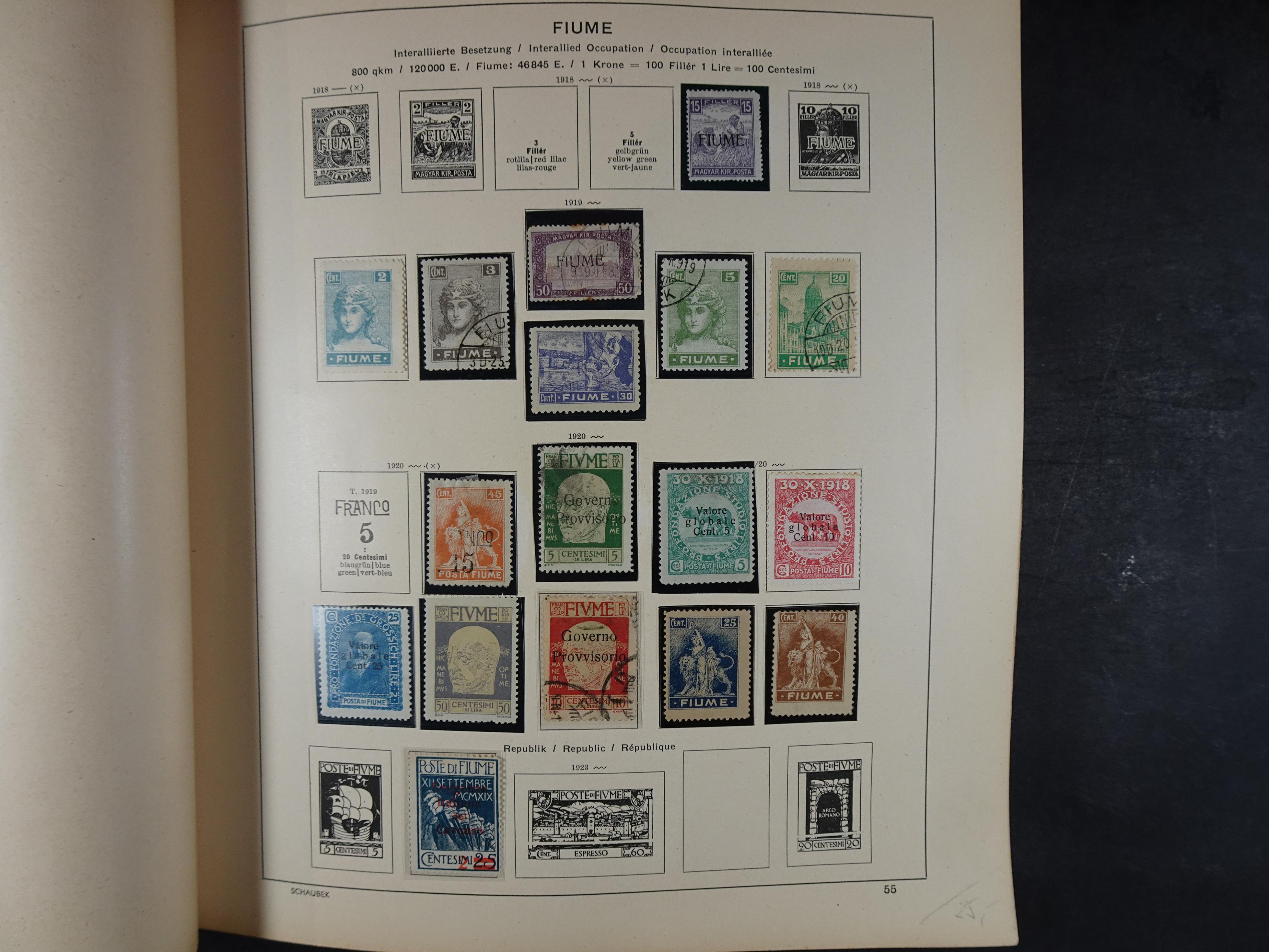 Mooie klassieke verzameling zeer goed gevulde Schaubek album. 52