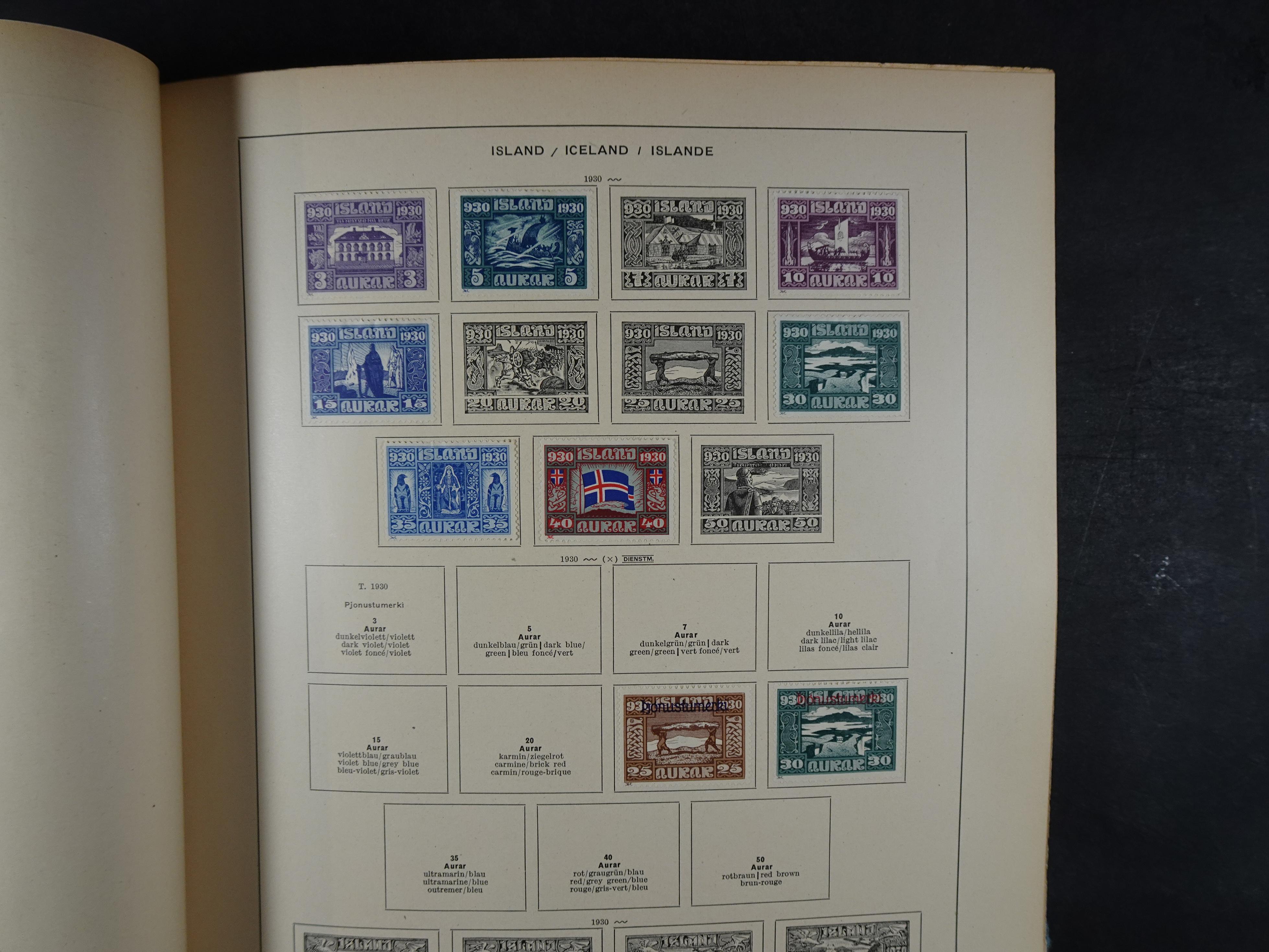 Mooie klassieke verzameling zeer goed gevulde Schaubek album. 81