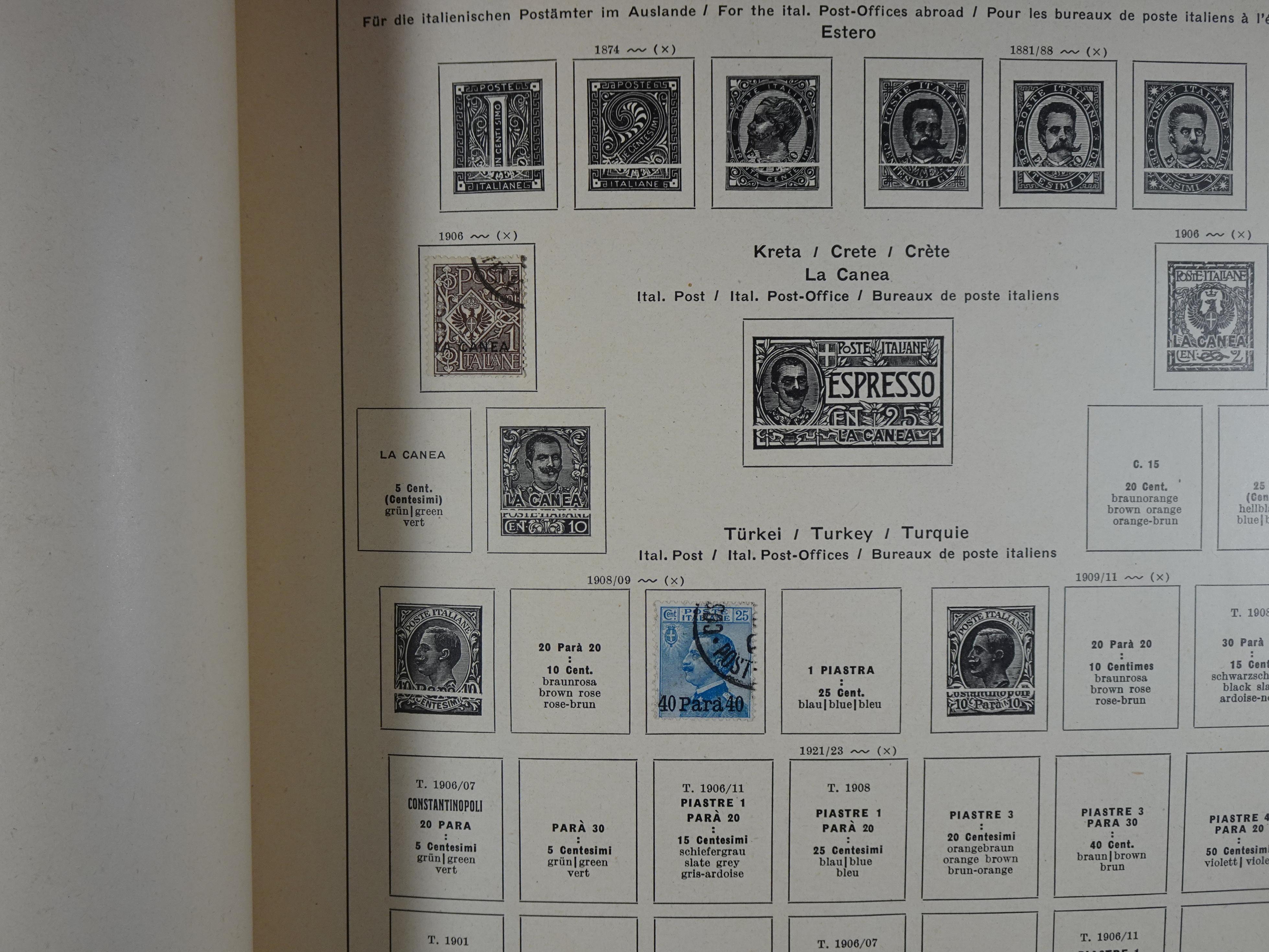 Mooie klassieke verzameling zeer goed gevulde Schaubek album. 100