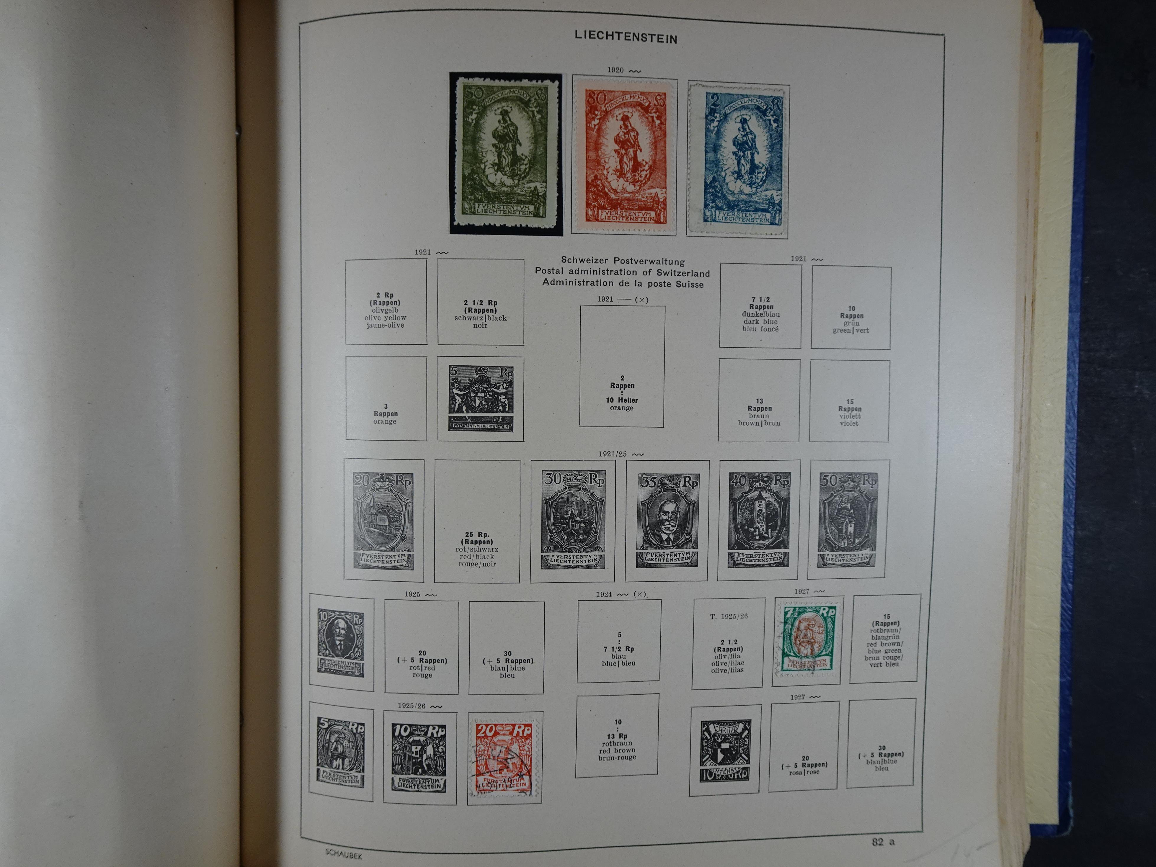 Mooie klassieke verzameling zeer goed gevulde Schaubek album. 111