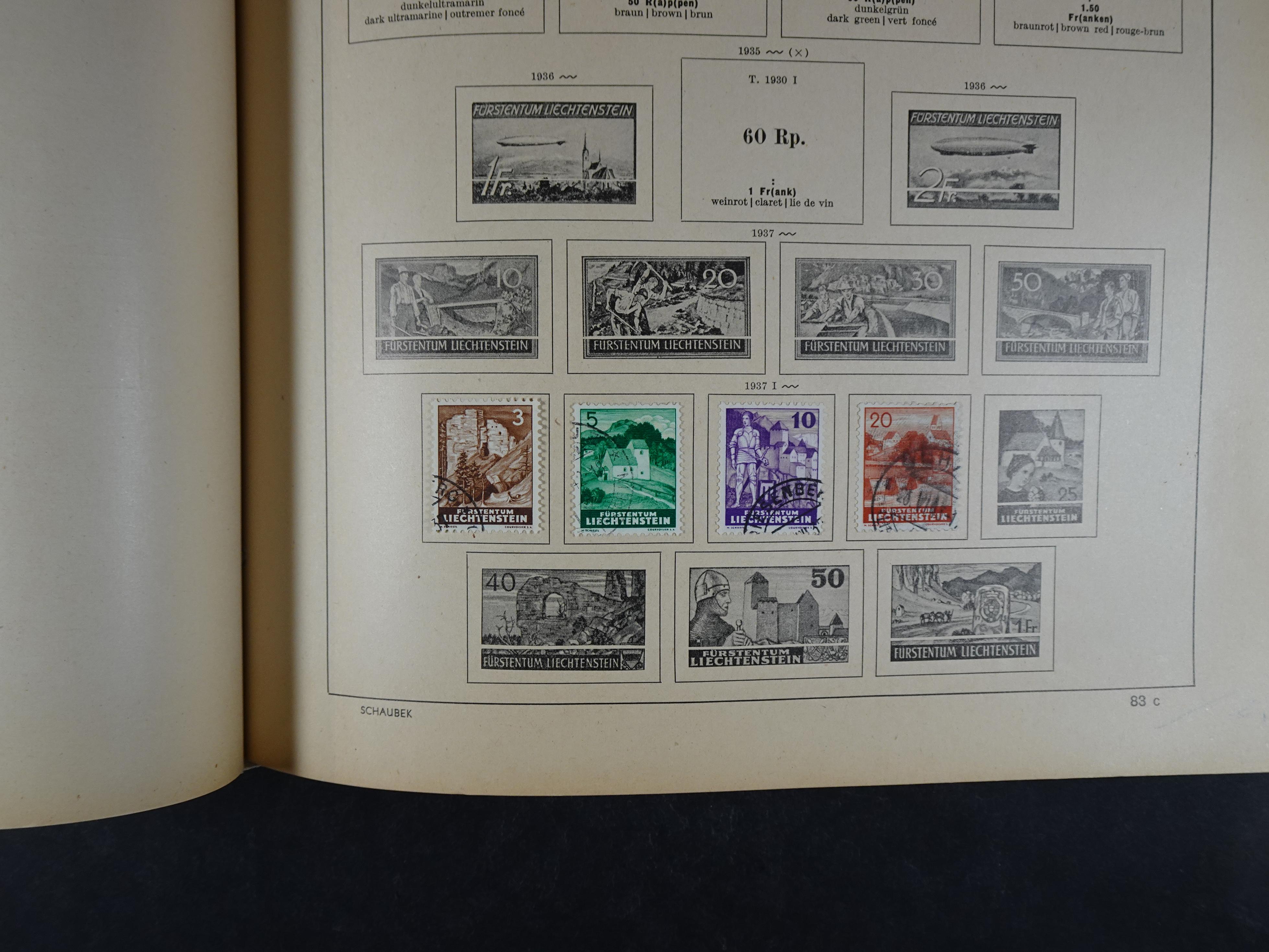 Mooie klassieke verzameling zeer goed gevulde Schaubek album. 114