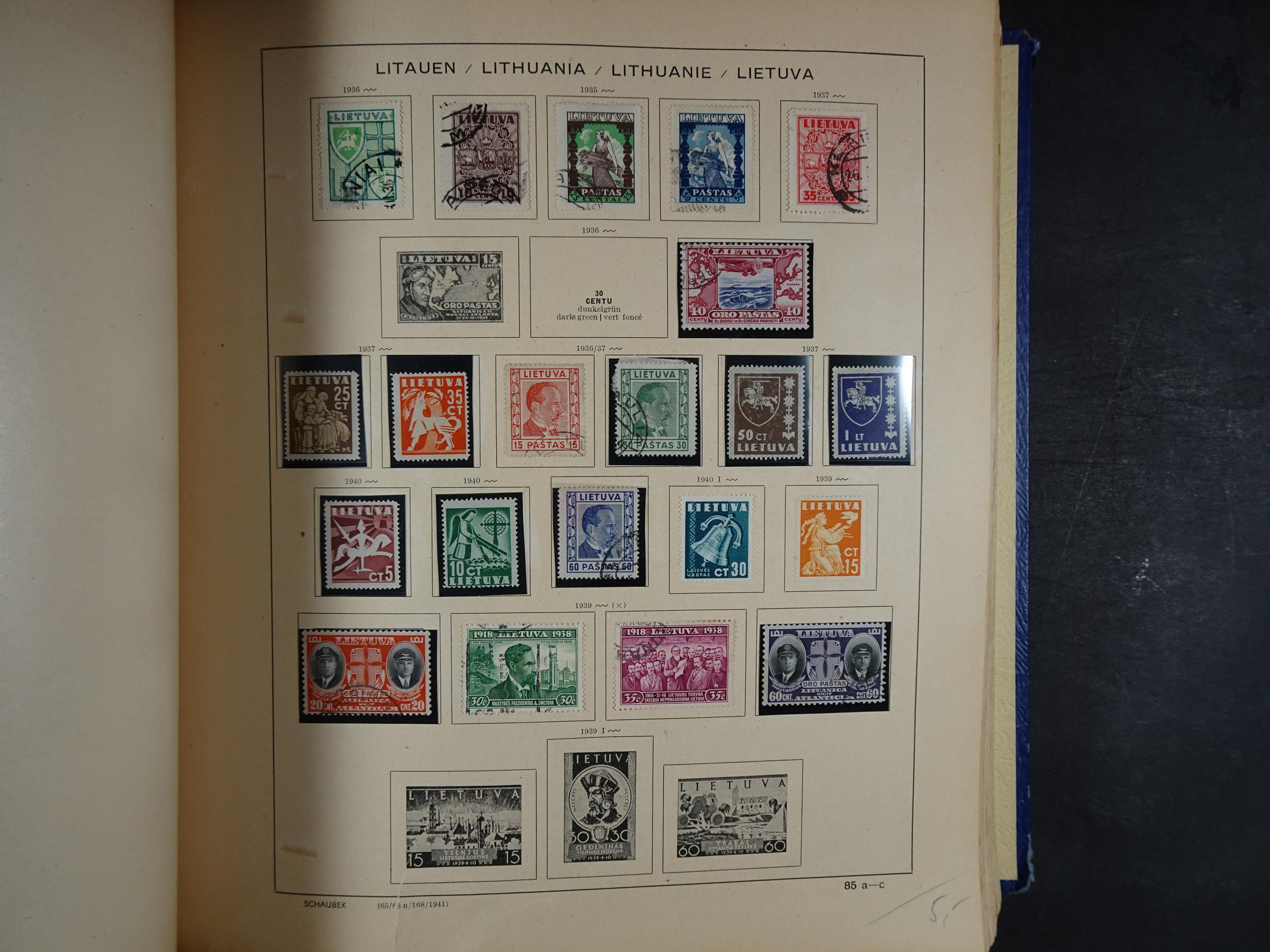 Mooie klassieke verzameling zeer goed gevulde Schaubek album. 117