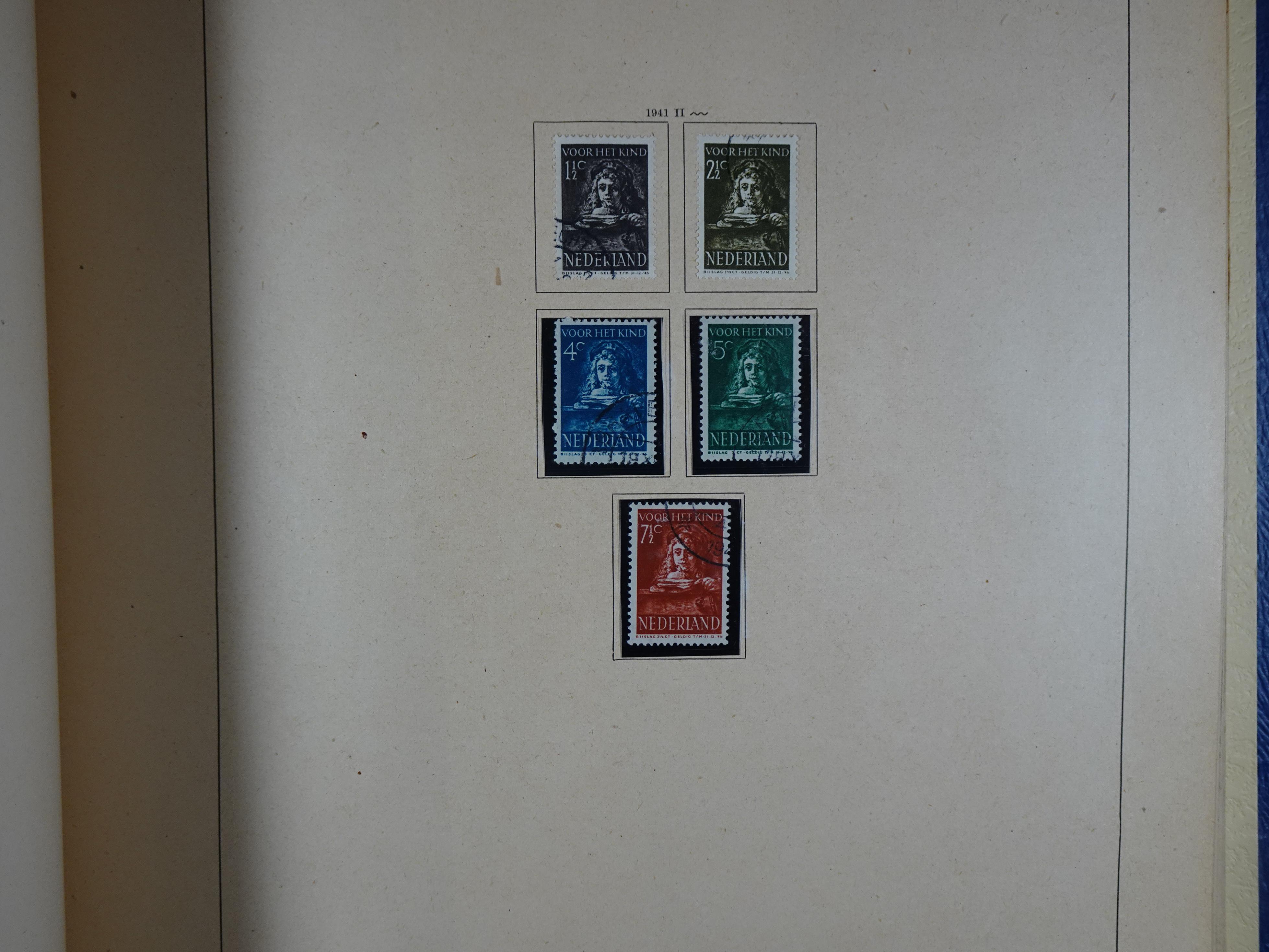 Mooie klassieke verzameling zeer goed gevulde Schaubek album. 143