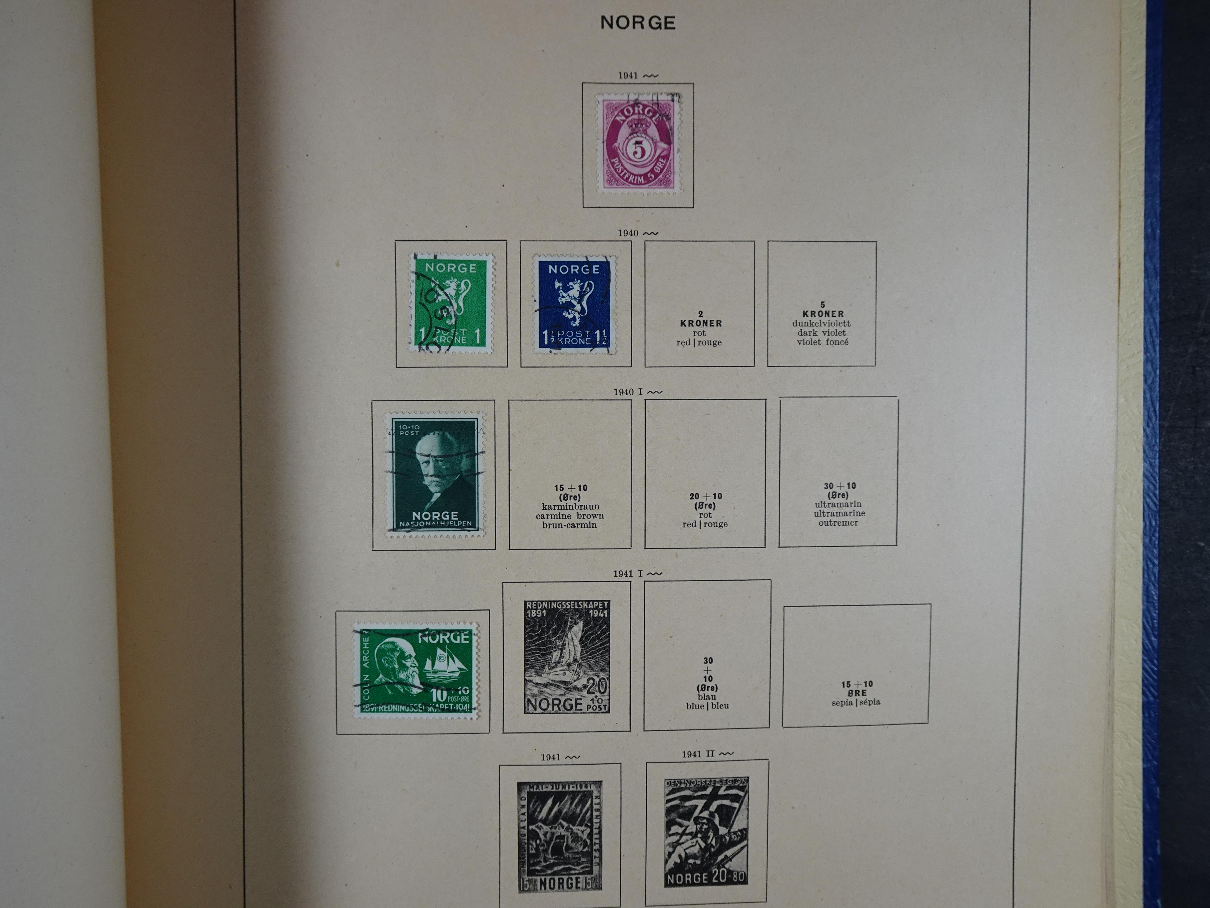 Mooie klassieke verzameling zeer goed gevulde Schaubek album. 150