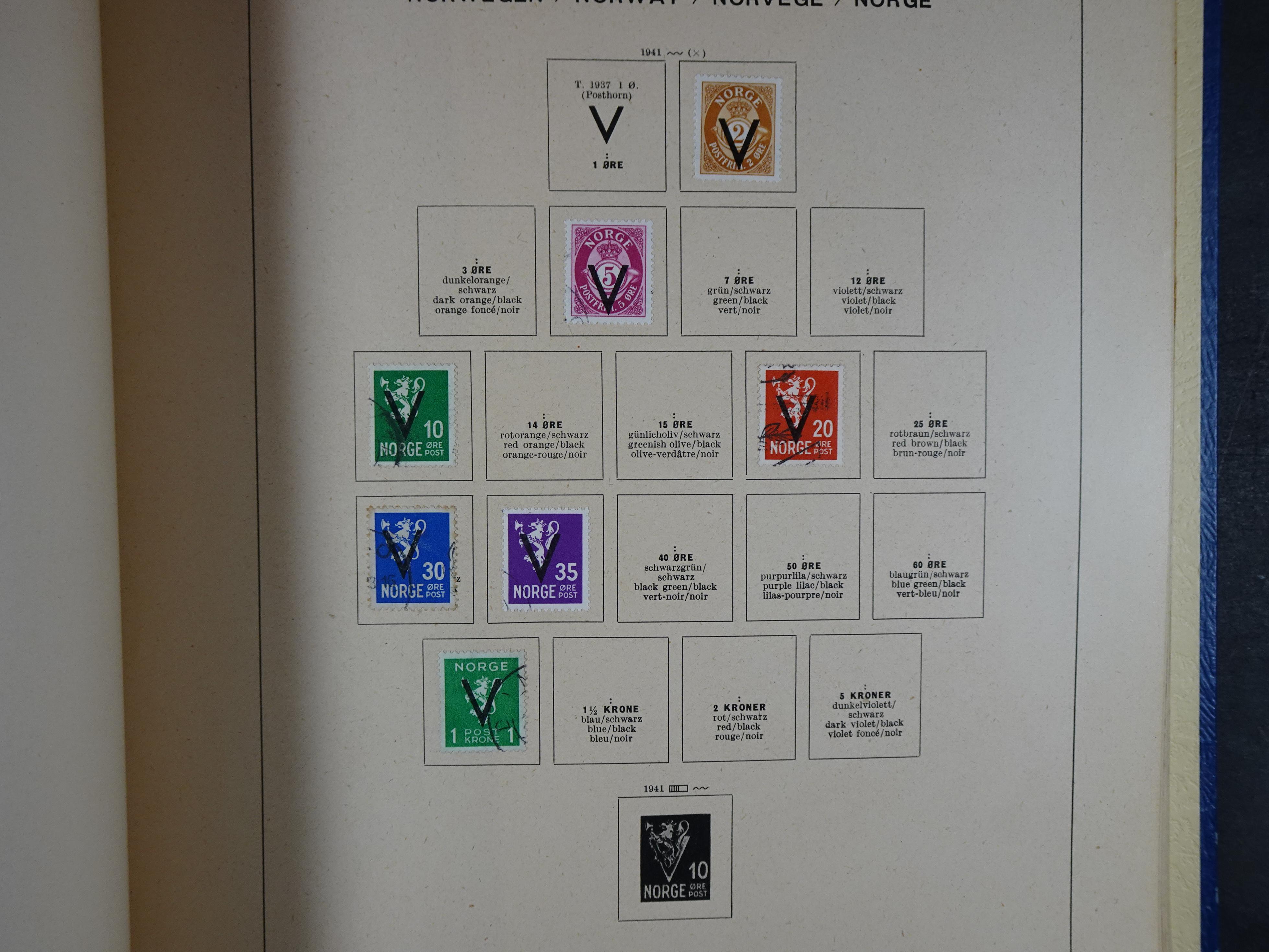 Mooie klassieke verzameling zeer goed gevulde Schaubek album. 151