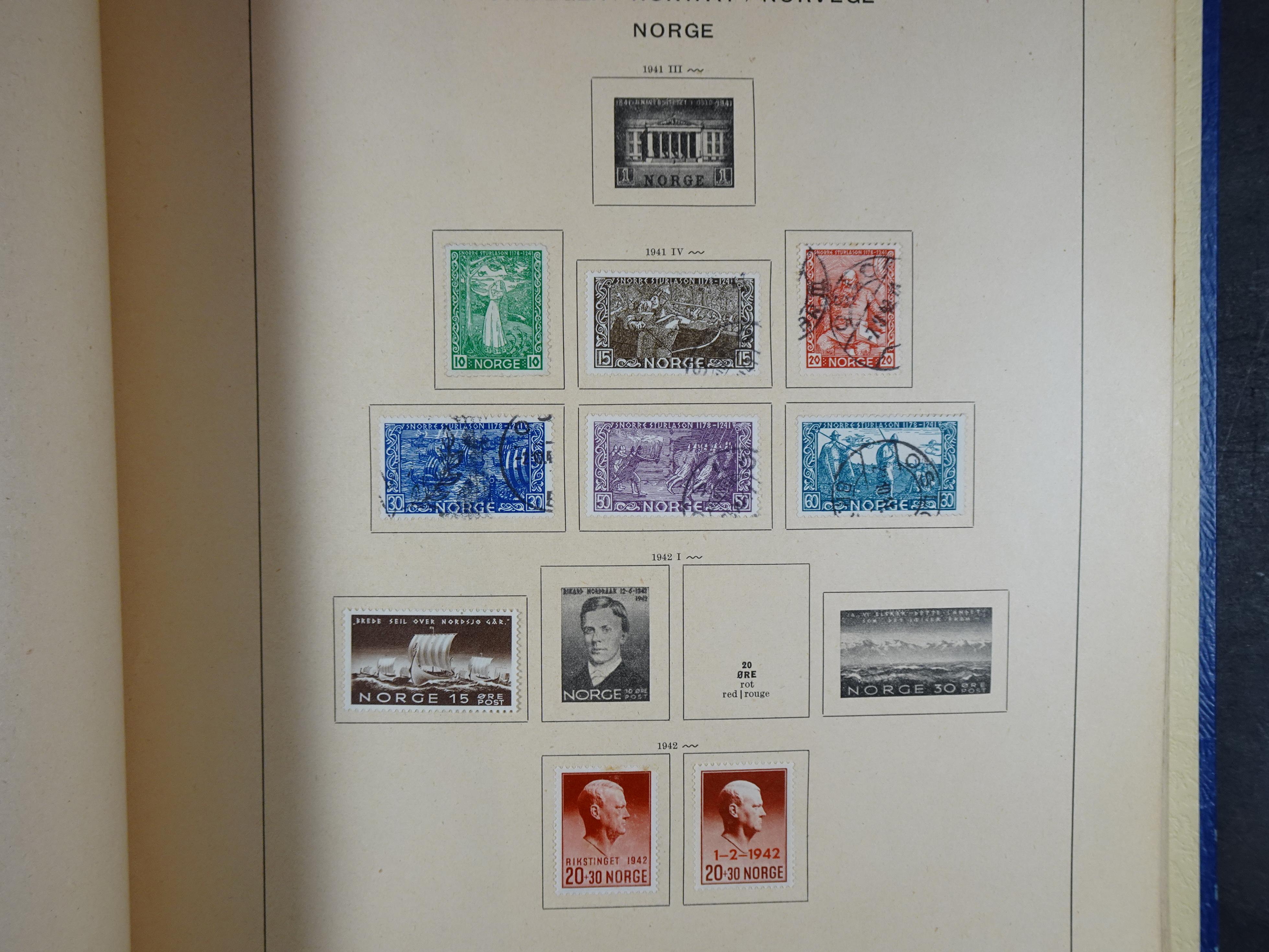 Mooie klassieke verzameling zeer goed gevulde Schaubek album. 152