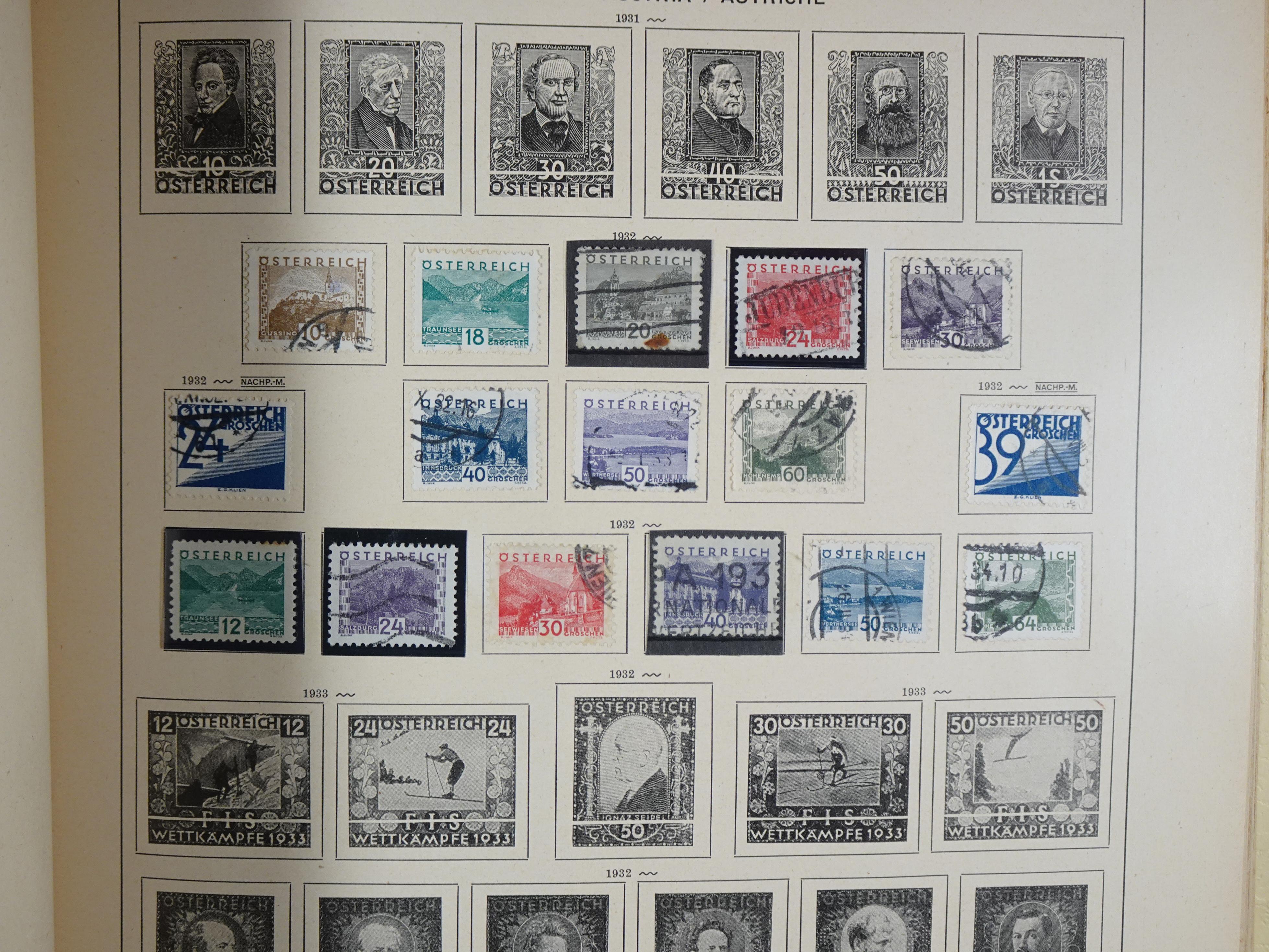 Mooie klassieke verzameling zeer goed gevulde Schaubek album. 166